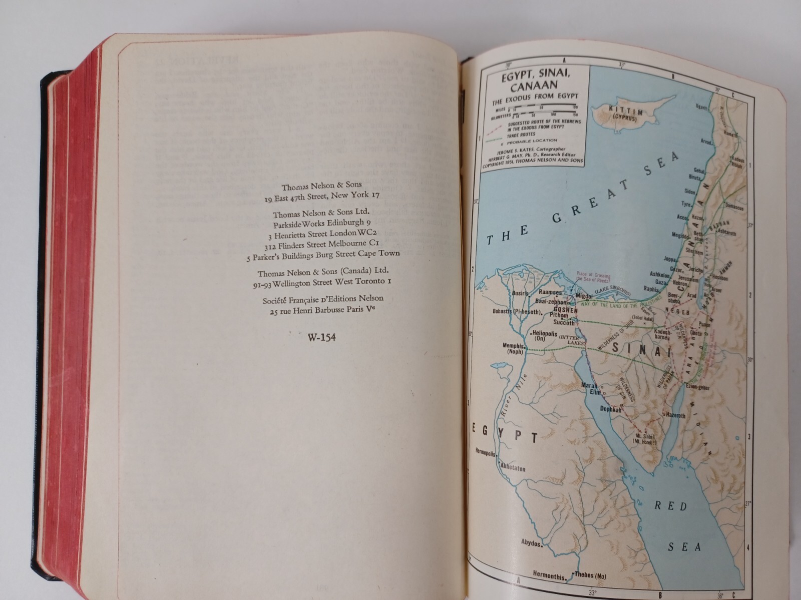 Vintage Holy Bible Revised Standard Version 1953 Nelson # 2803 in Original Box