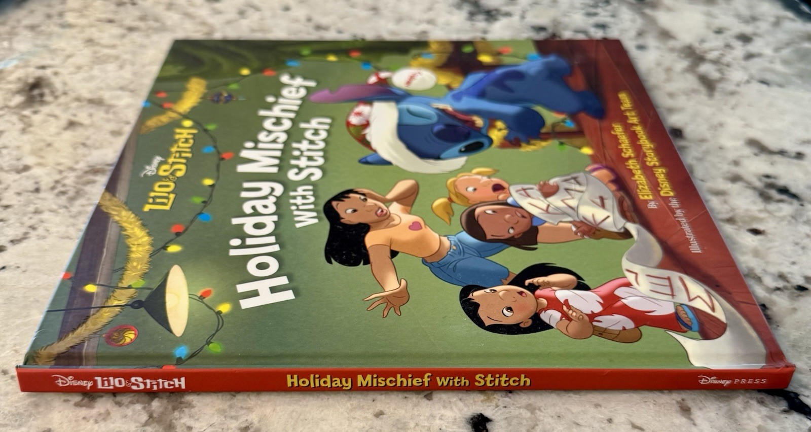 Disney Lilo & Stitch Holiday Mischief With Stitch By Elizabeth Schaefer