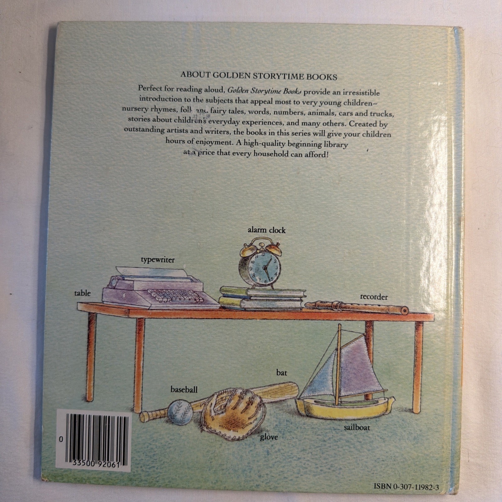 A Golden Storytime Book My First Book Of Words 1980 #149L