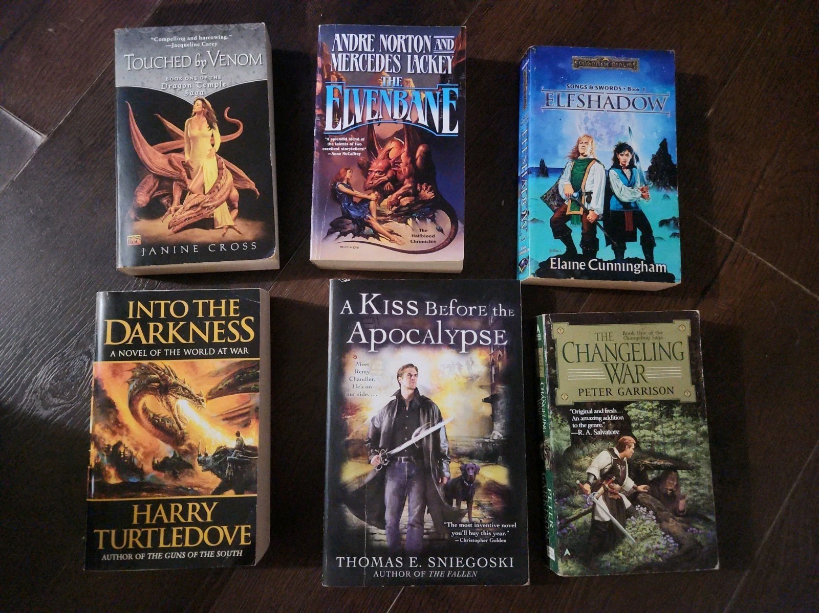 Vintage Fantasy Book Lot 6x Mass Market Paperbacks – Book 1 Series Starters