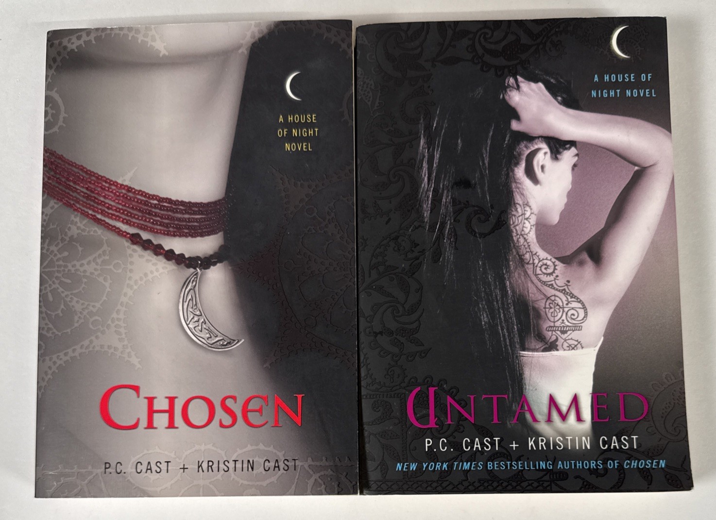 A House of Night Novel Books 1-10 Series by P.C. Cast Kristin Lot 10 HC PB