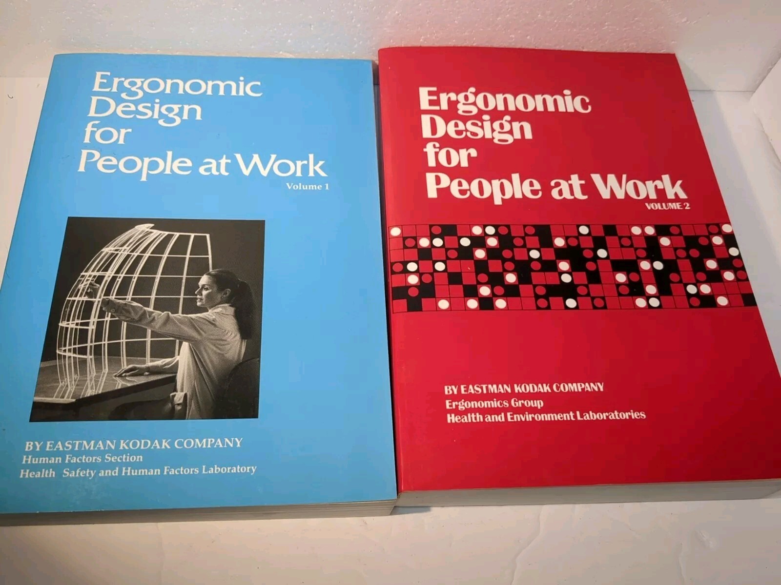 ERGONOMIC DESIGN FOR PEOPLE AT WORK, VOLUMES 1&2 By Eastman Kodak Co.