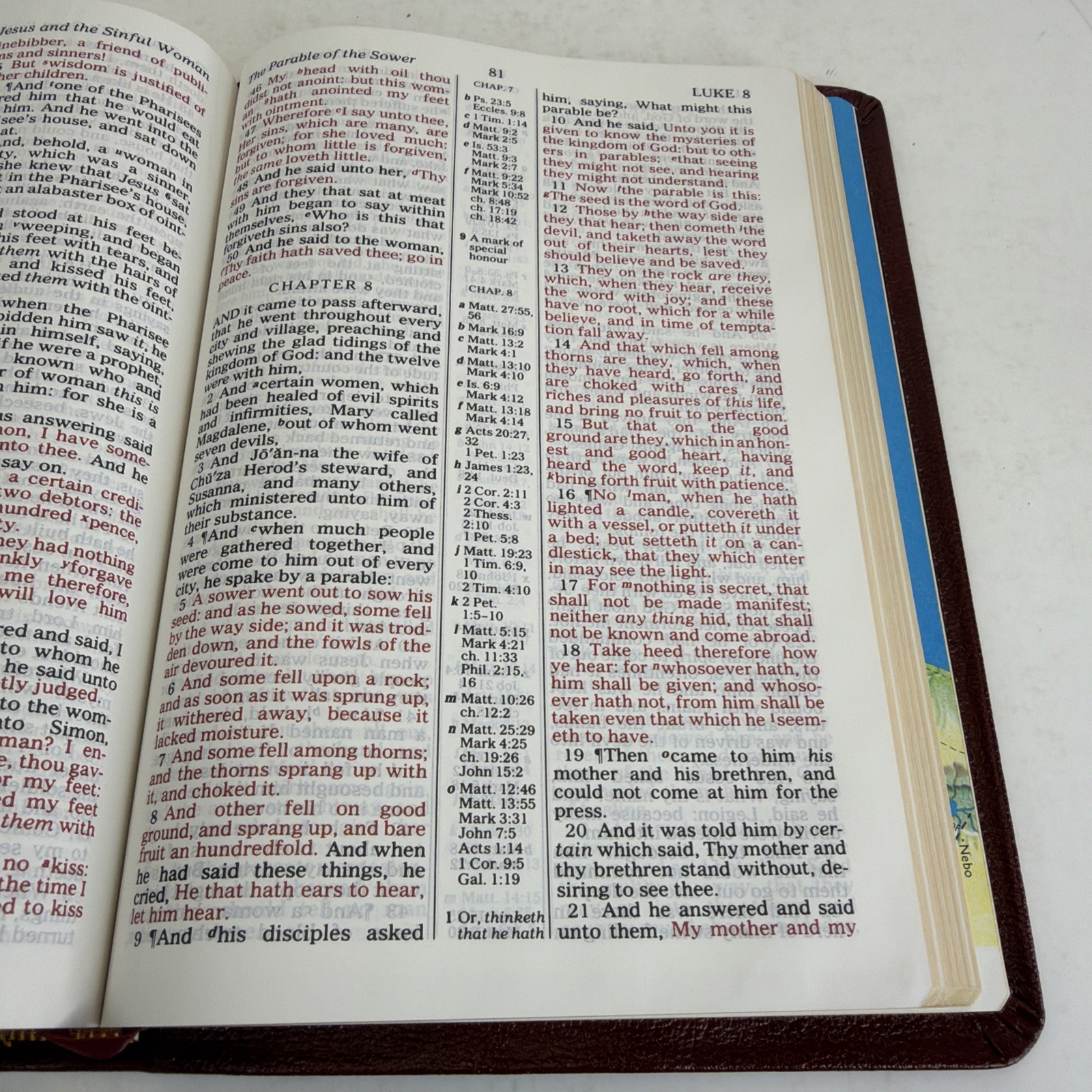 Kenneth Copeland Reference Ed. KJV Holy Bible Red Letter 1991 Genuine Leather