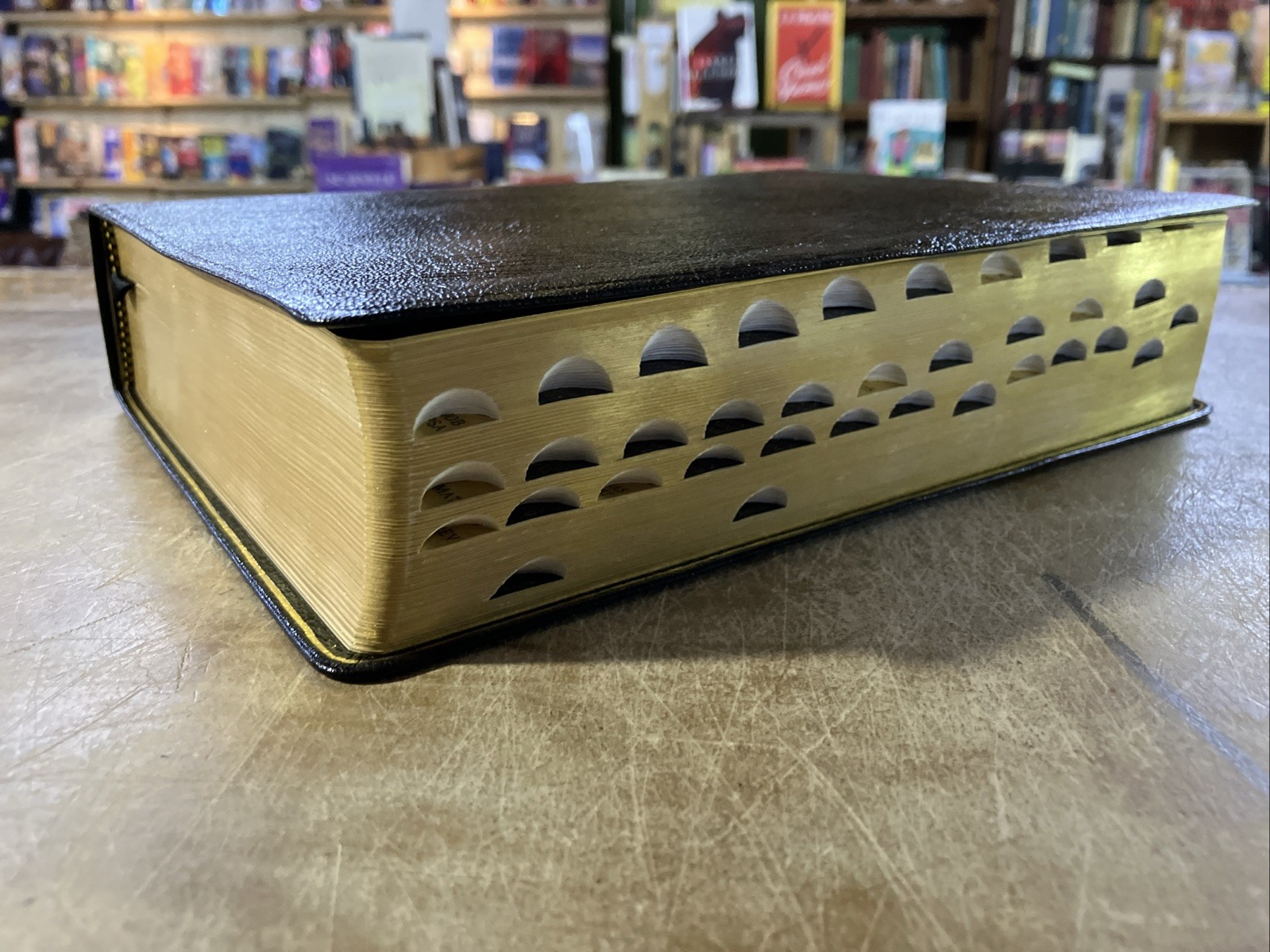 Kirkbride NKJV Thompson Chain Reference Bible Genuine Leather 306 USA Like New!