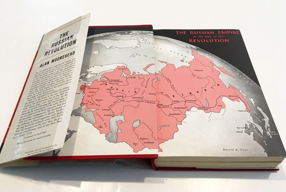 THE RUSSIAN REVOLUTION BY ALAN MOOREHEAD HC 1ST ED 1958 301 PAGES DUSTJACKET