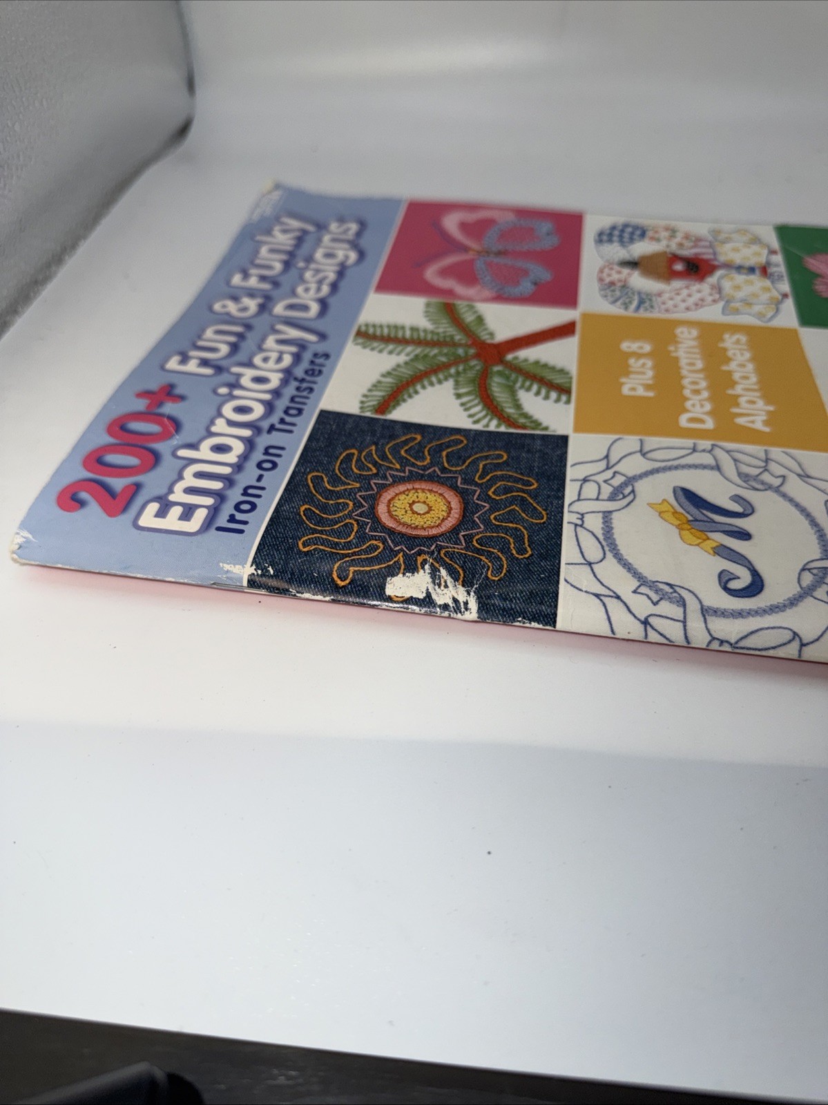 Leisure Arts 200 Plus Fun and Funky Embroidery Designs- Iron On Transfers!