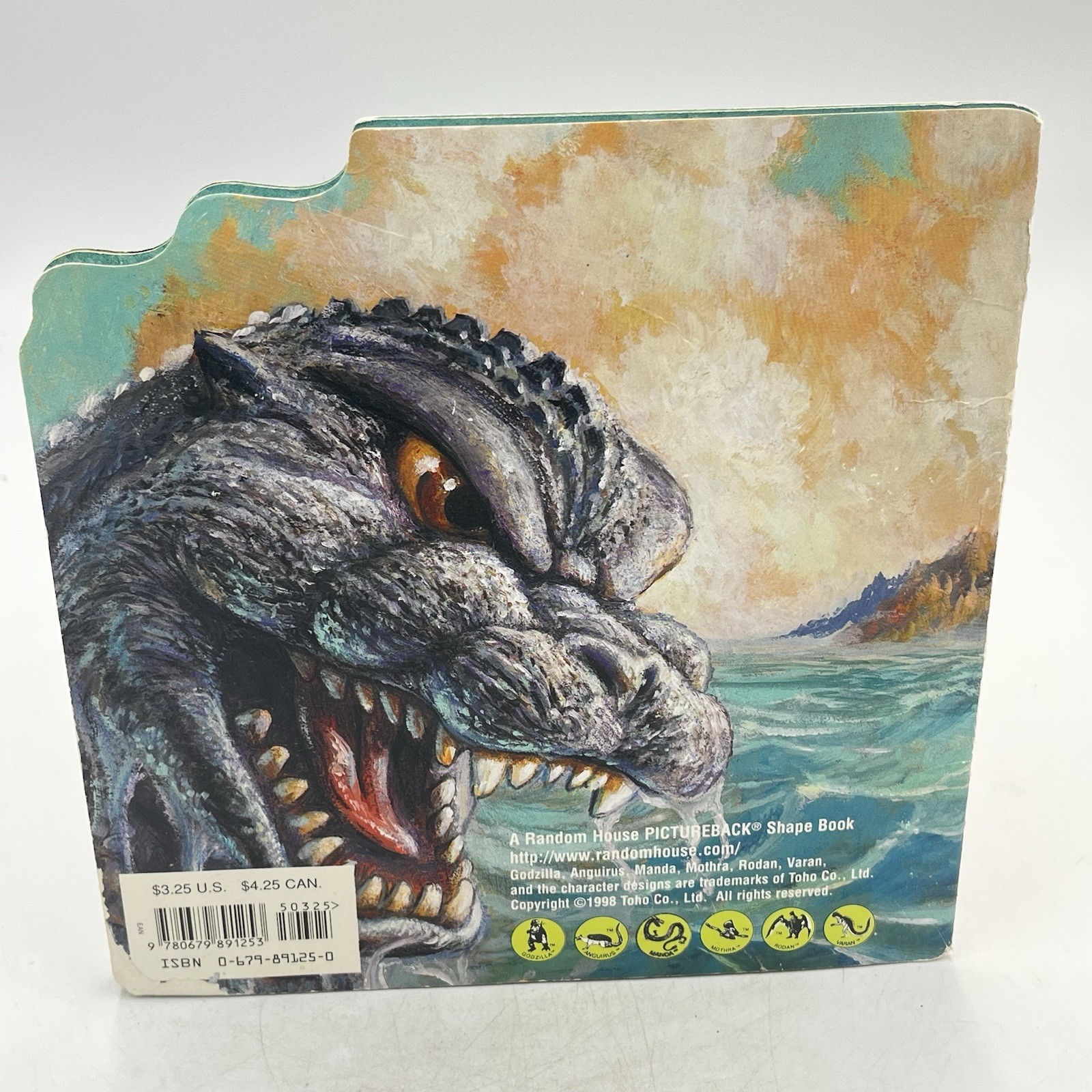 VTG 1998 Godzilla Likes to Roar! Bob Eggleton Milliron Rare Book Rodan Anguirus