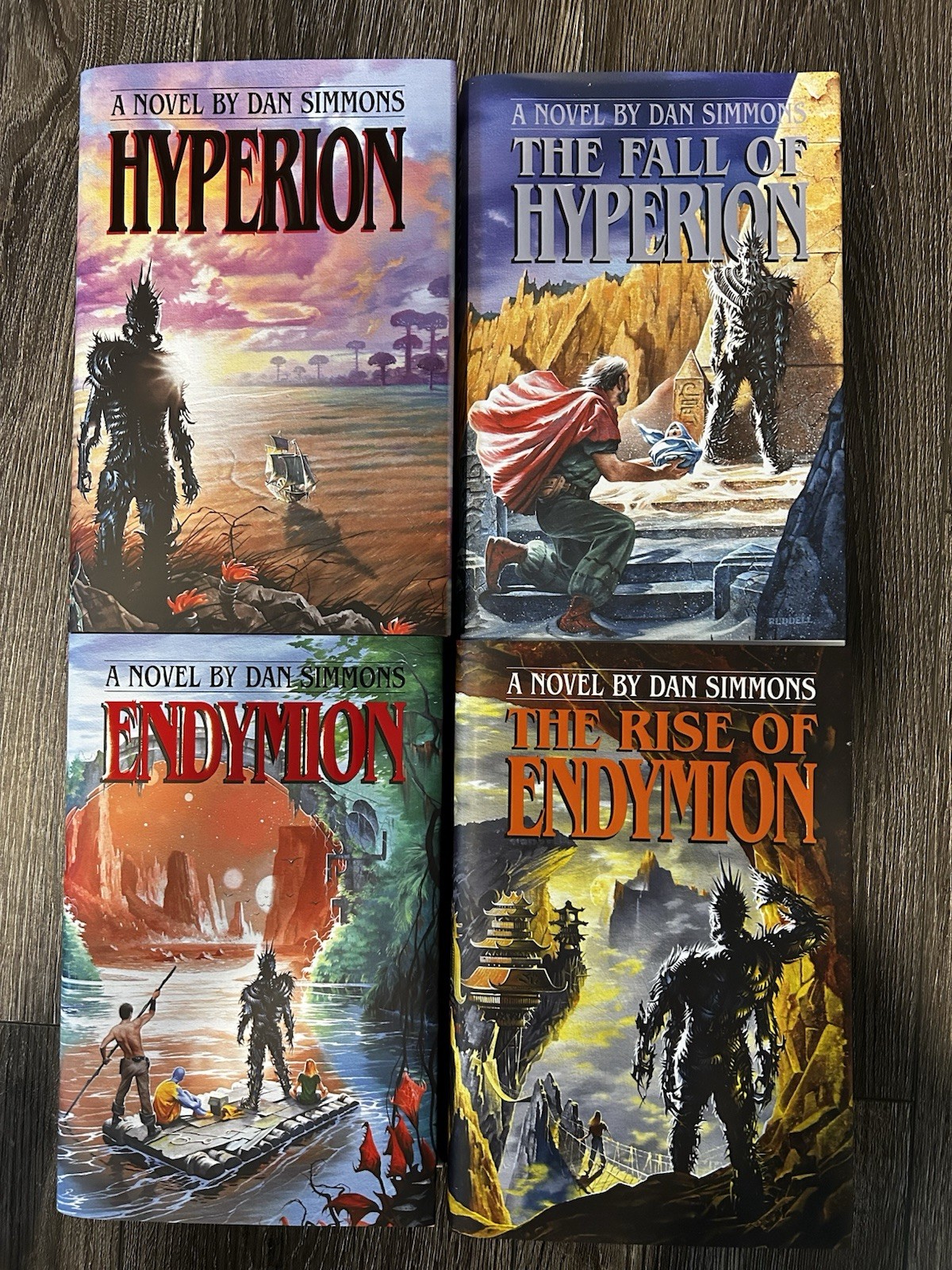 Hyperion Cantos Broken Binding Hardcover ALTERNATE DUST JACKETS ONLY *No Books*