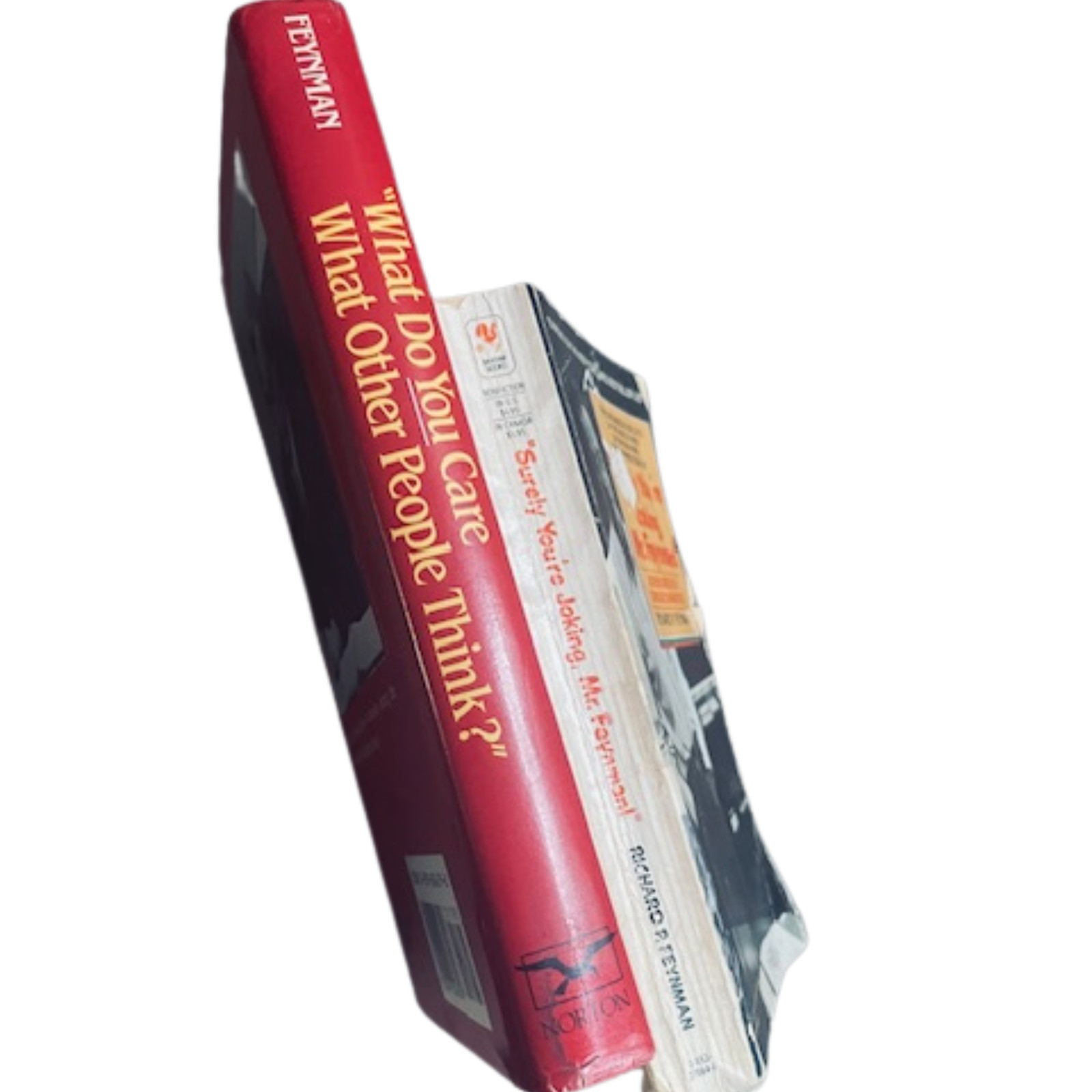 RICHARD P. FEYNMAN’S Adventures of a Curious Character (1985,1988) 2 Book Lot