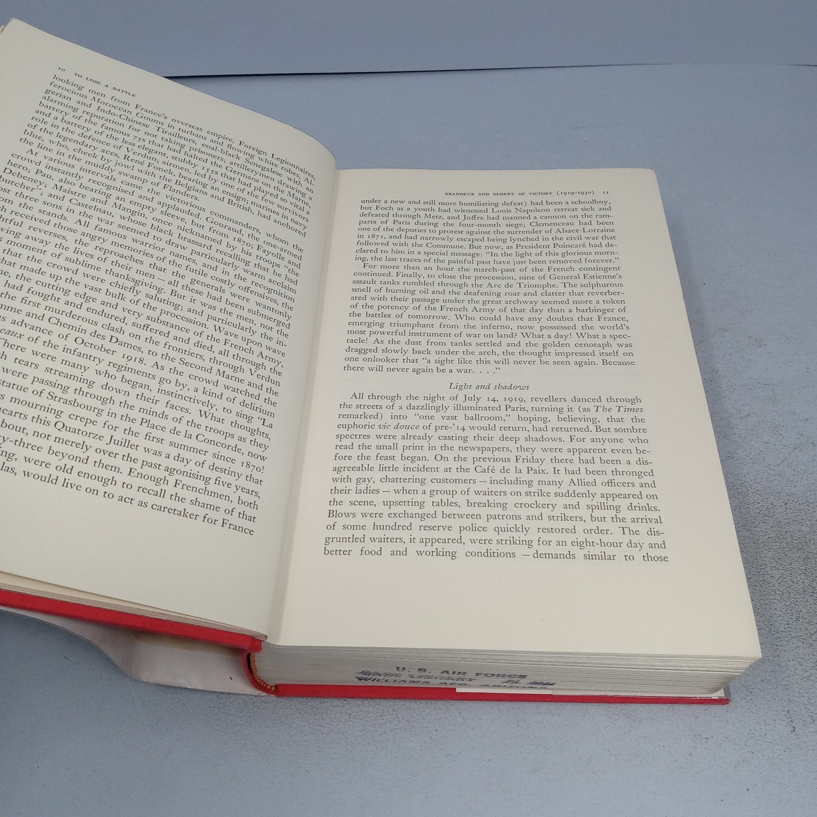 To Lose a Battle: France 1940 1969 Little, Brown & Company HC by Alistair Horne