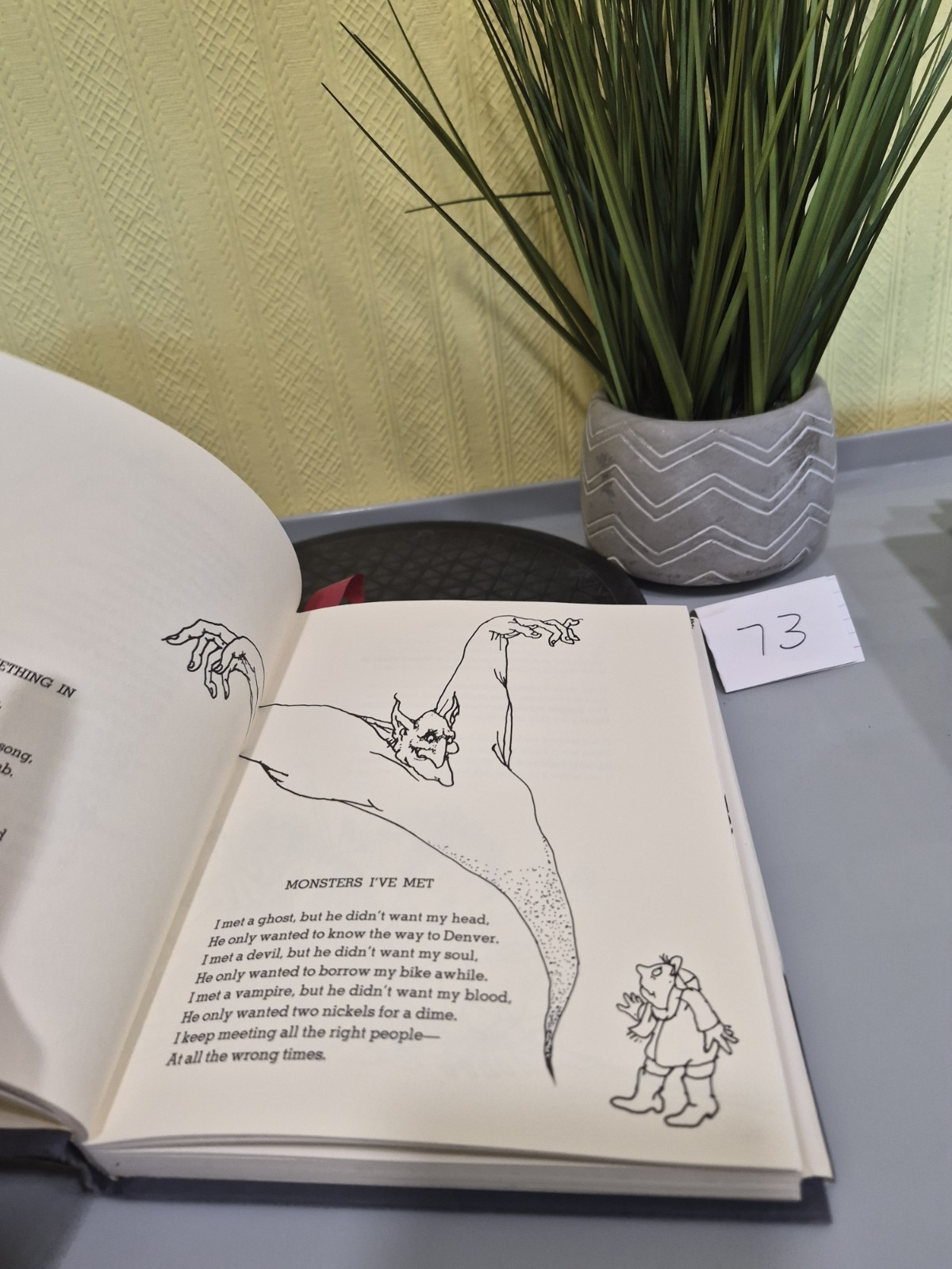 Where the Sidewalk Ends by Shel Silverstein – 1974 Hardcover – Light In Attic