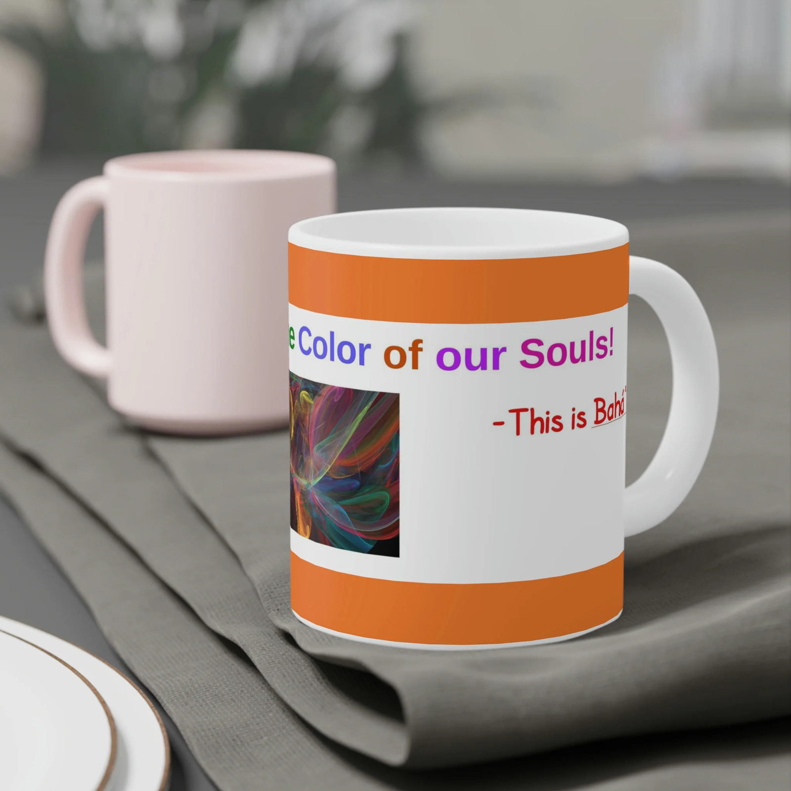 Baha’i Diversity, Race Unity, Color of our Souls Mugs (11oz15oz20oz)