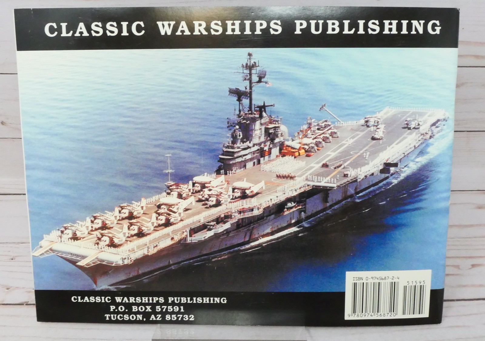 Warship Pictorial Photo Album Book 22, USS Ticonderoga CV-CVA-CVS-14, Carrier