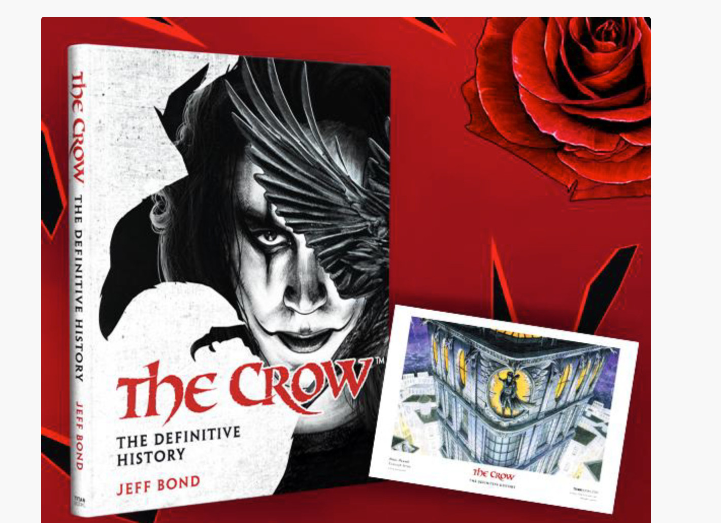 SDCC 2026 Titan Comics The Crow: The Definitive History Book Signed Peter Pound