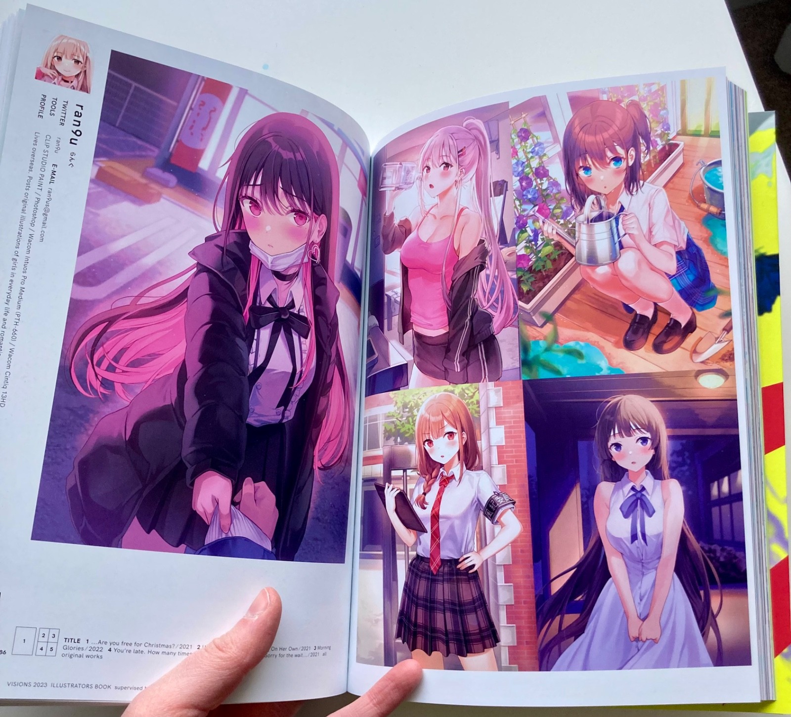 Pixiv Visions 2023 Illustrators Art Book Mika Pikazo English Japanese US Seller