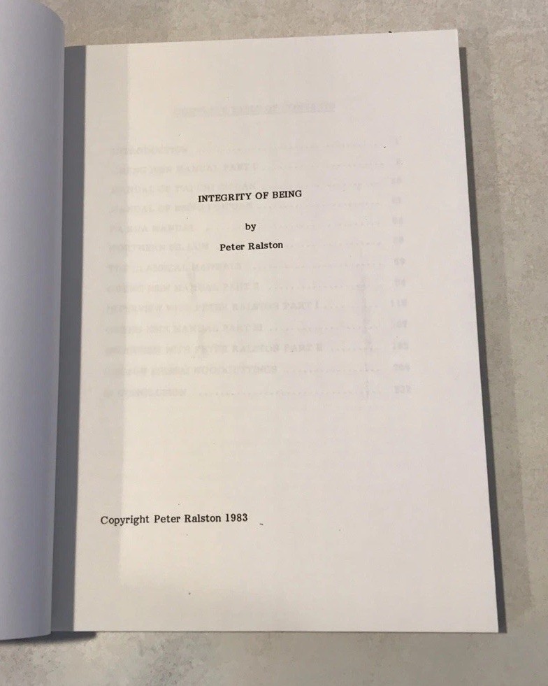Integrity of Being: The Cheng HSIN Teachings T’ai Chi Ch’uan PB FAST FREE SHIP