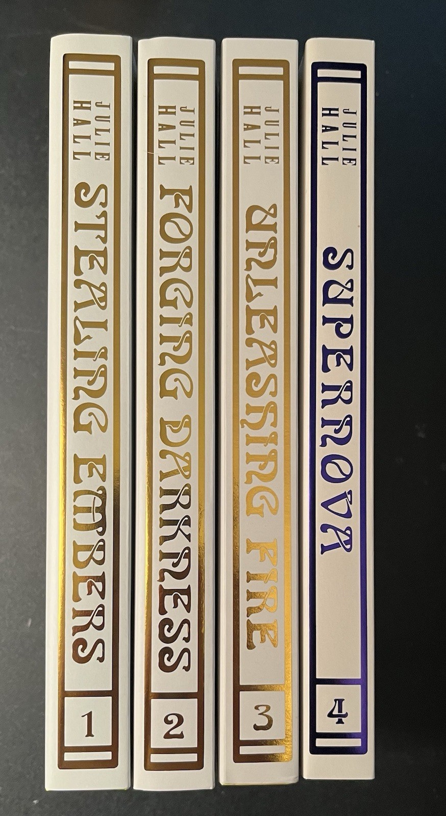 Books For Days Crate Book Box Fallen Legacies Series Signed Julie Hall 1-4