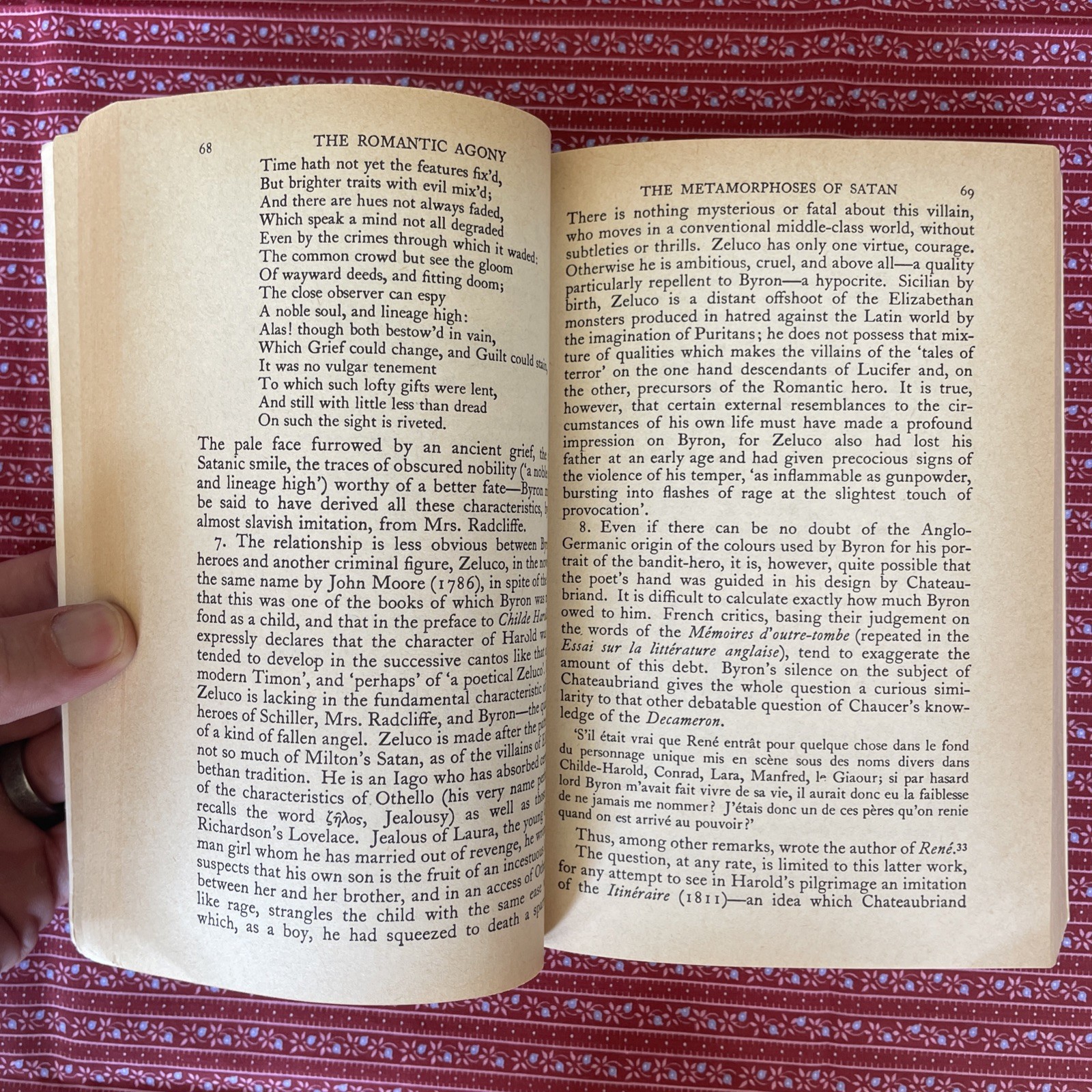 The Romantic Agony, 2nd Edition by Mario Praz, trans. A. Davidson (1979 VTG PB)