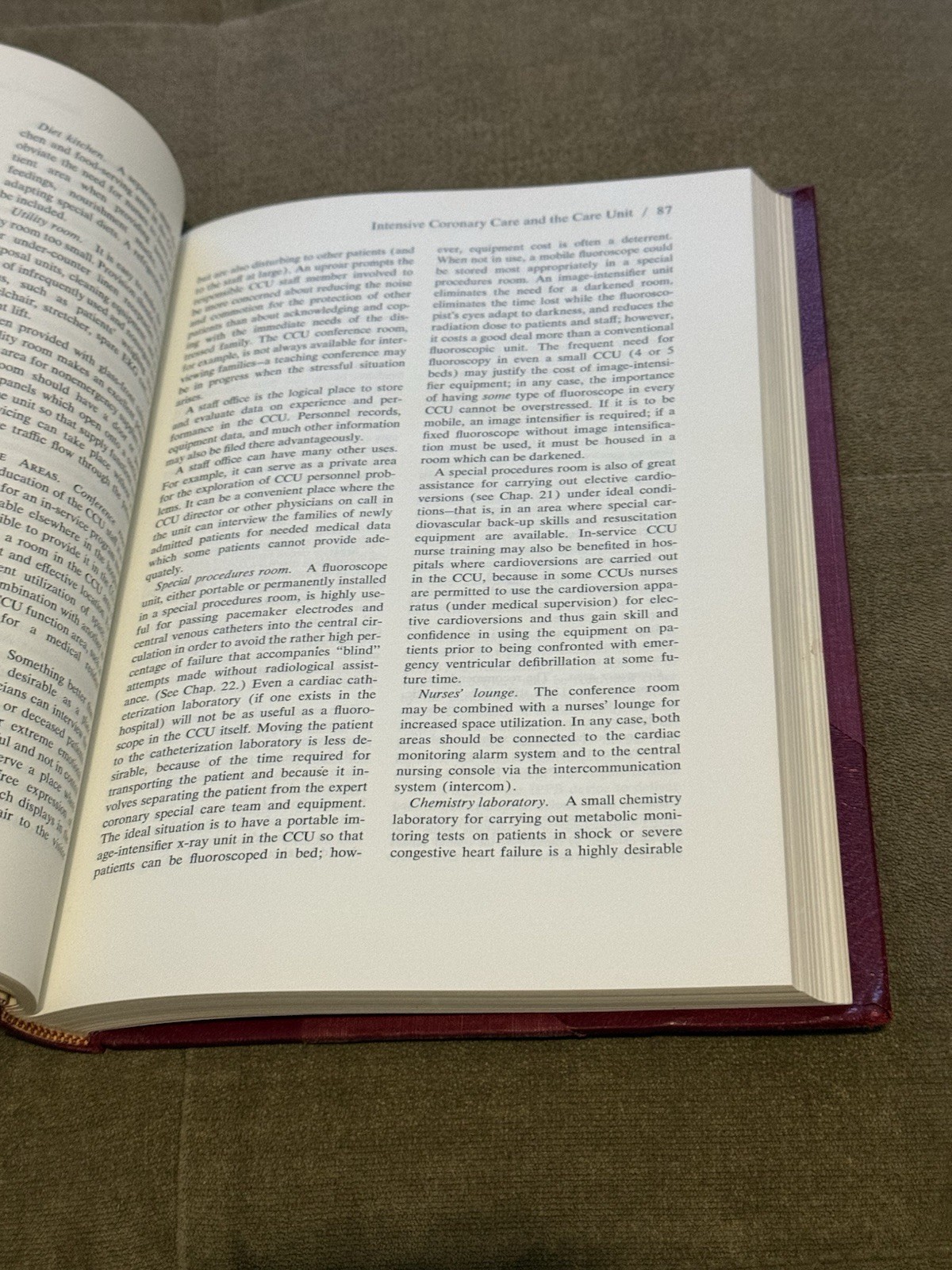 1972 Acute Coronary Care by Gerald H. Whipple, et al. Hardcover Medical Book