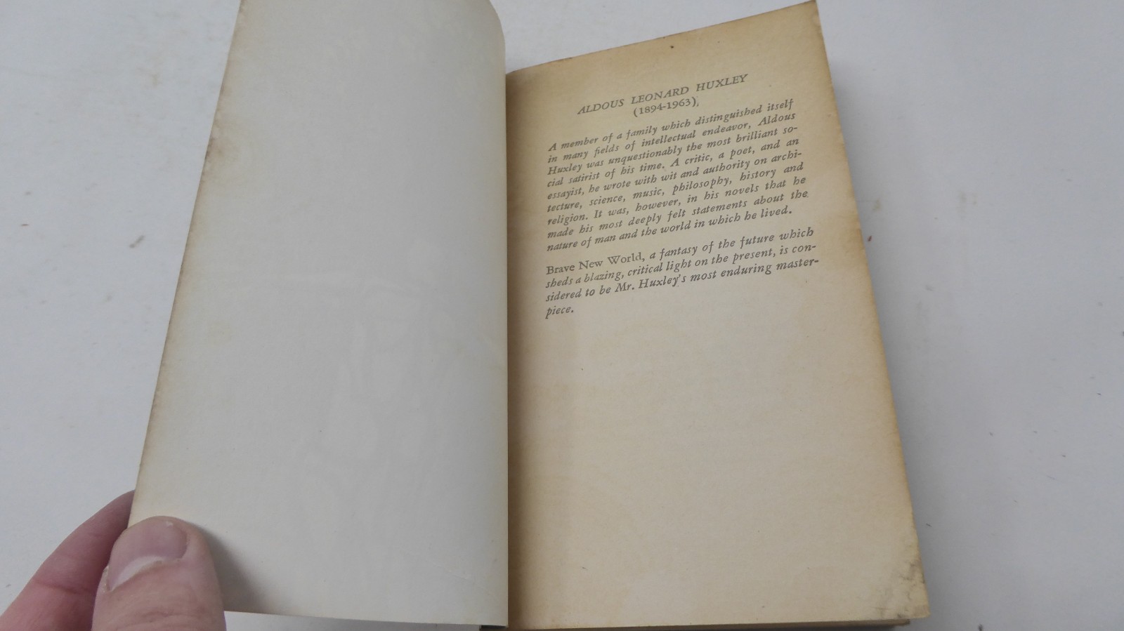 Brave New World by Aldous Huxley (1968, Paperback, 46th Print)