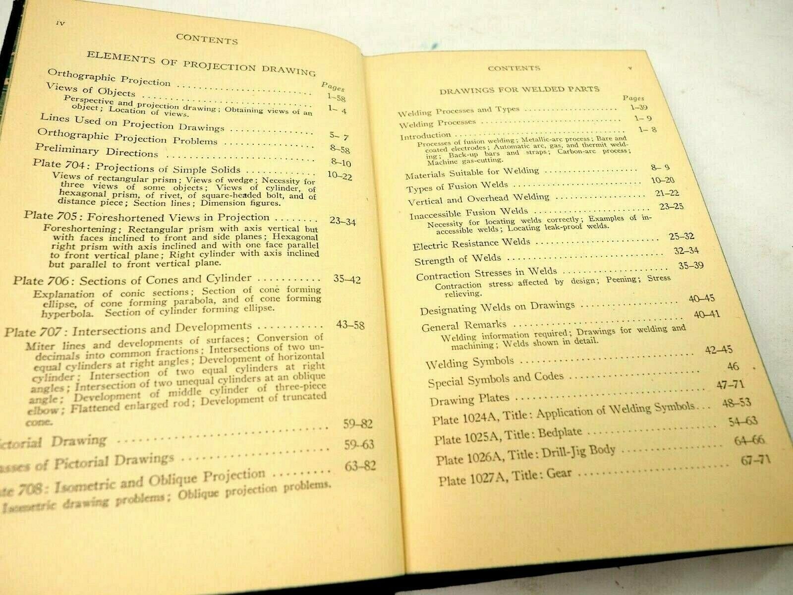 Geometrical Drawing by R.B. Lincoln Hardcover International Textbook Co. 1944