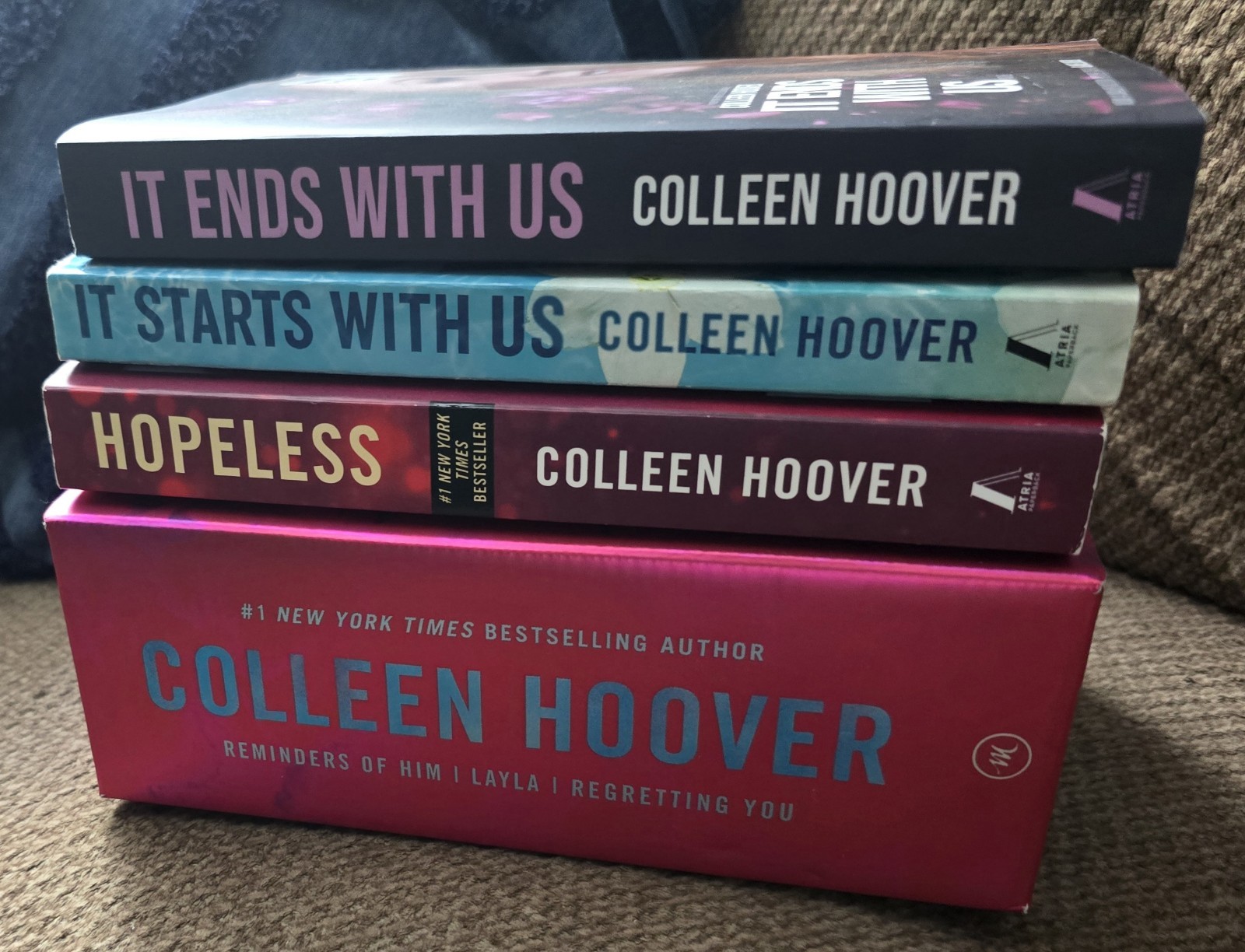 Colleen Hoover Paperback Box Set Lot (6 Books) It Ends with Us Series