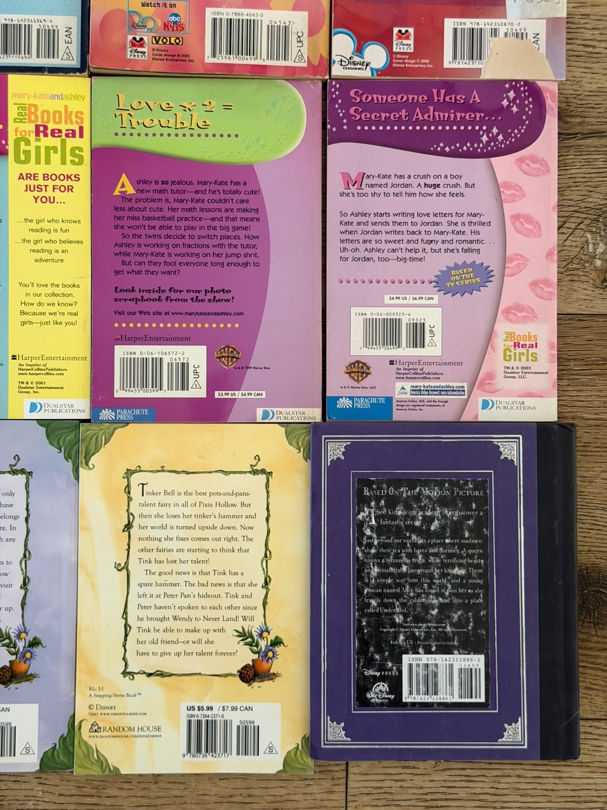 Disney Girls Book Lot 16 Descendants Hannah Montana HSM Jessie Fairies