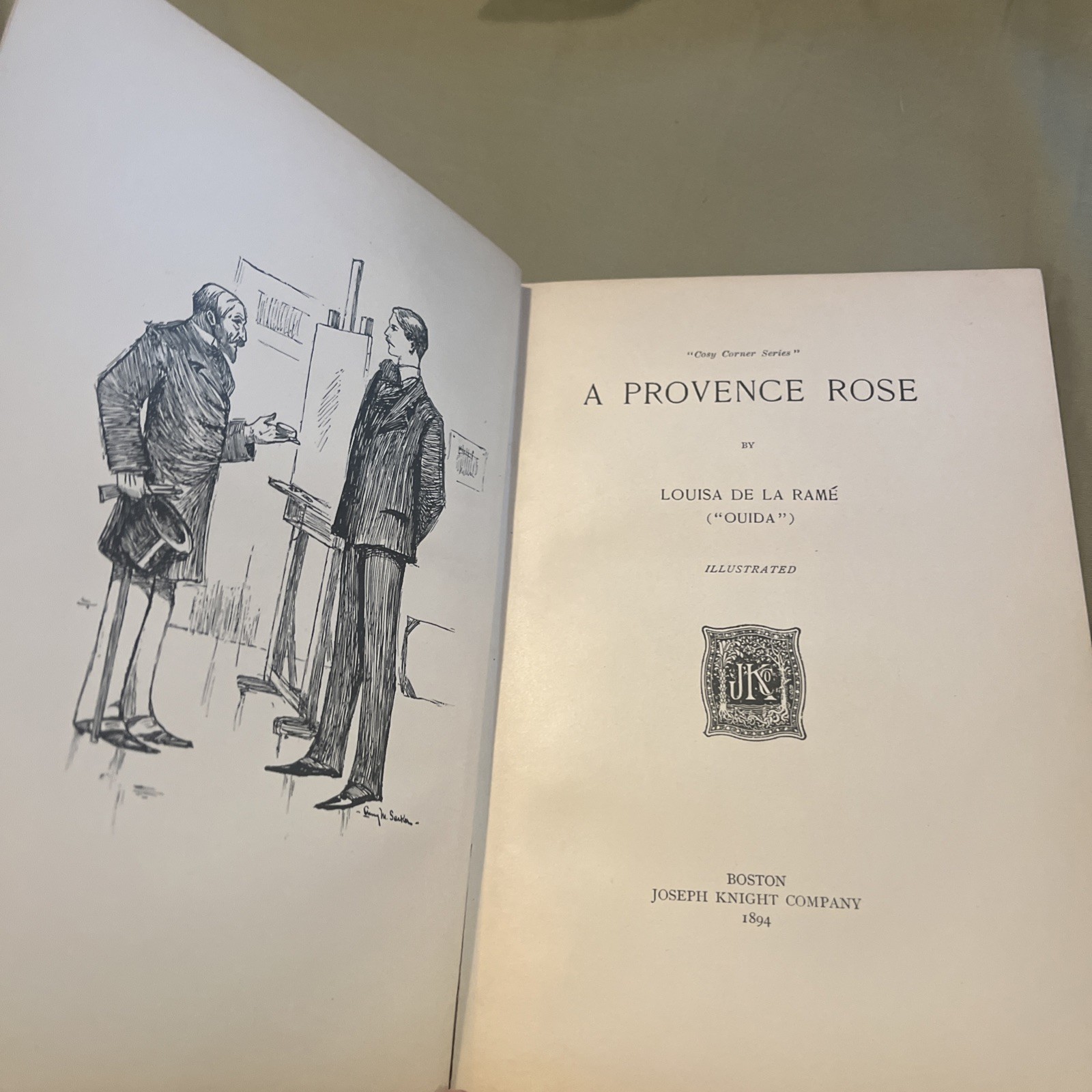 A Provence Rose 1900 By Ouida [Leather Bound]