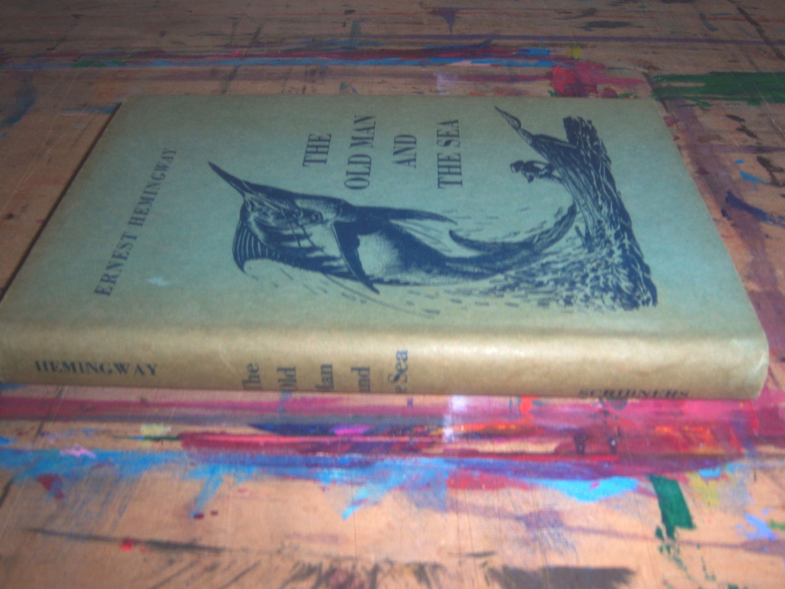 Ernest Hemingway The Old Man And The Sea 1952 Scribners D-5.63[H] 8vo HCDJ VG+VG