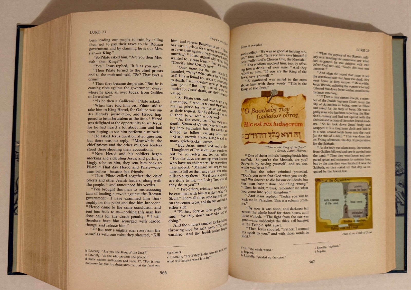 The Living Bible Holman Illustrated Edition -Paraphrased 1973 Tyndale Color pics