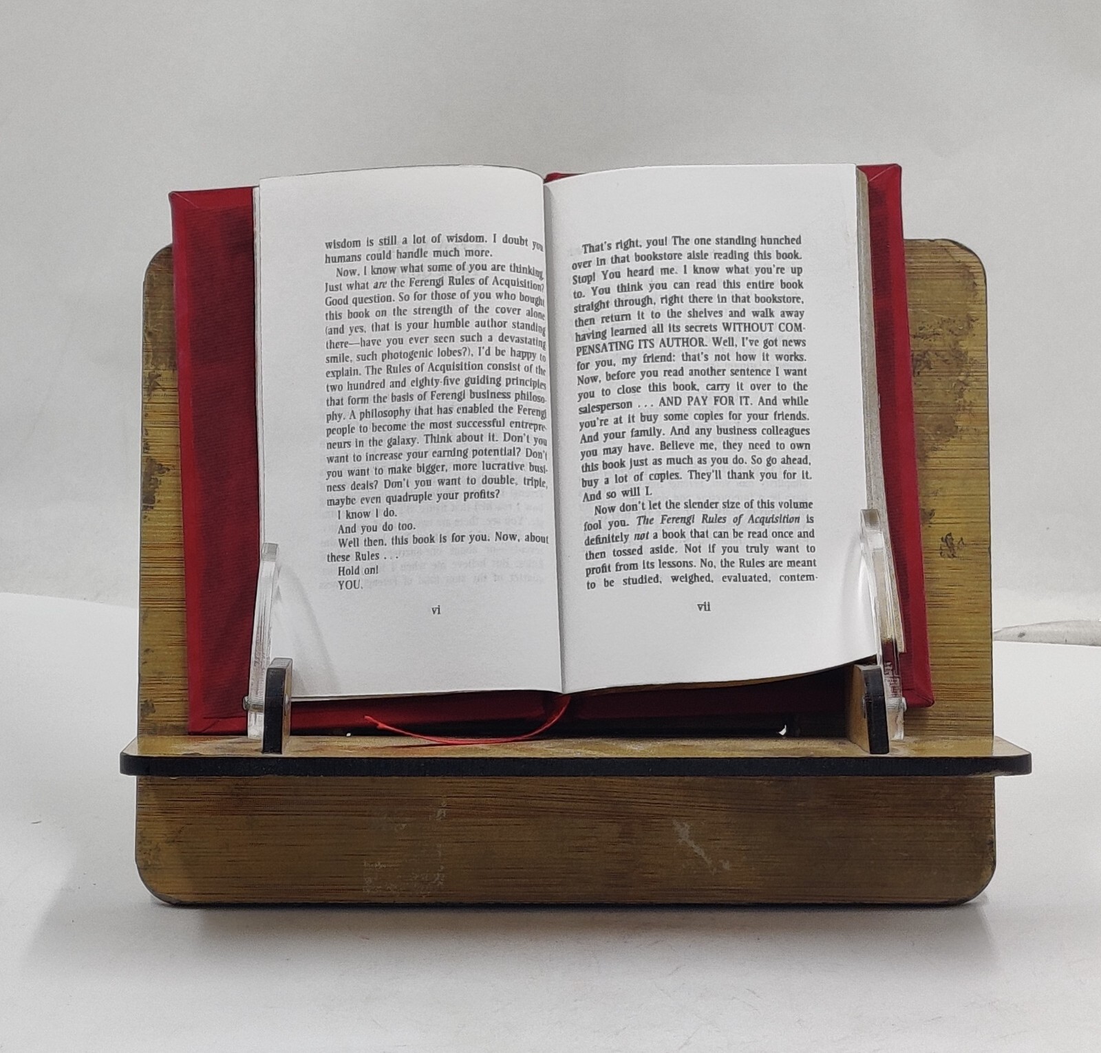 The Star Trek: Deep Space Nine: The Ferengi Rules Of Acq [Premium Leather Bound]