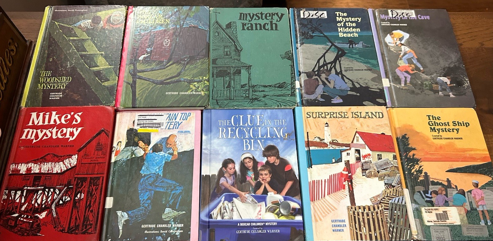 20 BOXCAR CHILDREN Mystery Hardcover Lot by Gertrude Chandler Warner 1980s HC