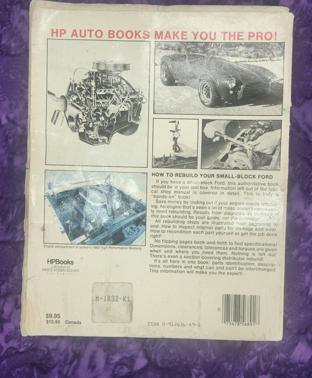 How To Rebuild Your Small-Block Ford By Tom Monroe of HPBooks 221CC to 351W