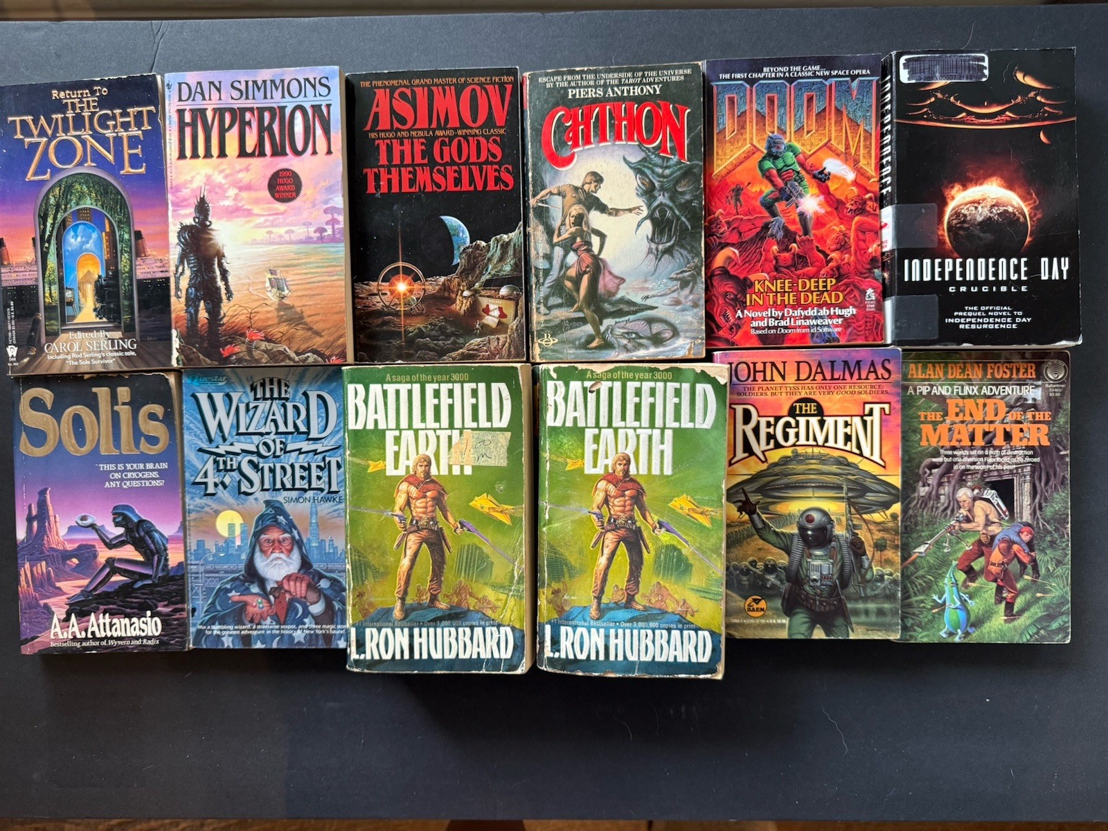 Vintage Science Fiction Paperback Book Lot x 24 Various Authors ACCEPTABLE