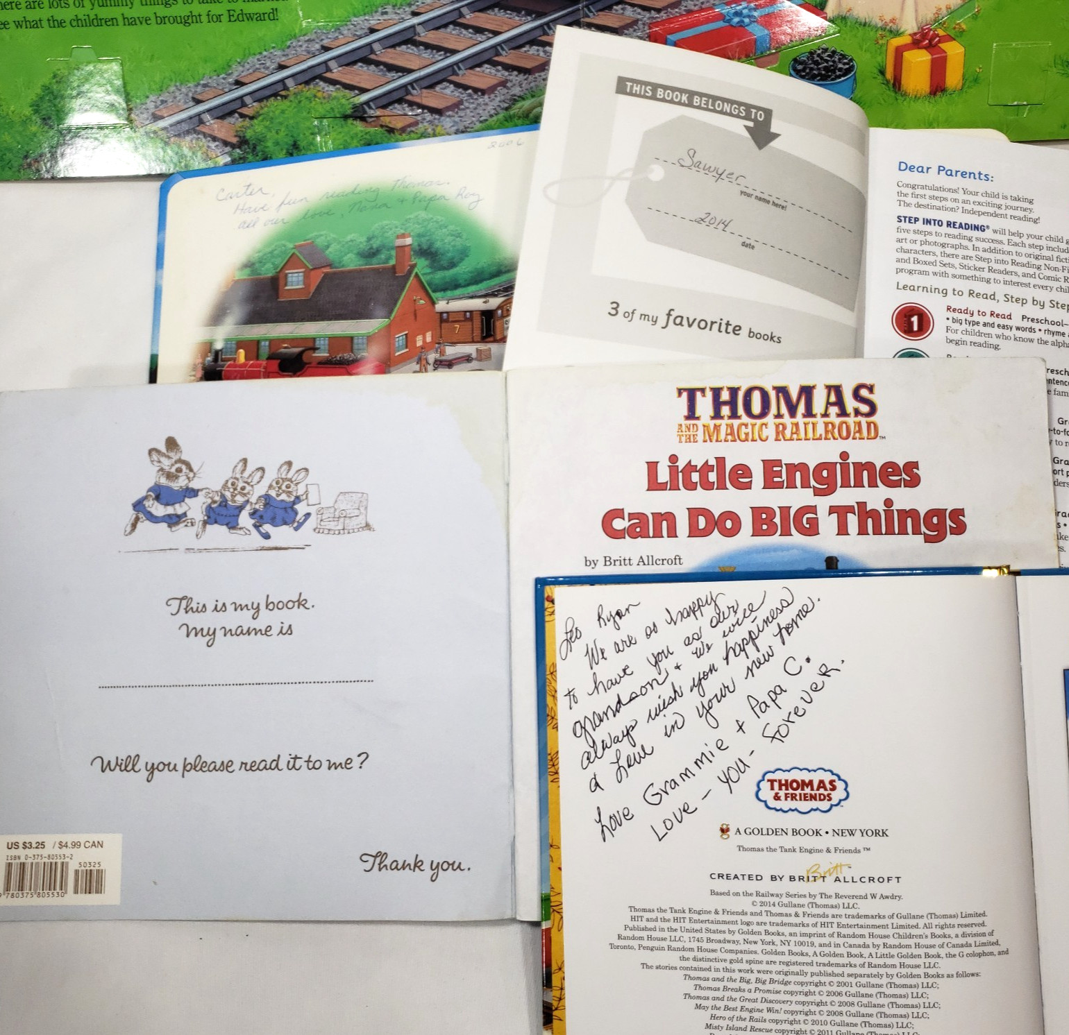 Thomas And Friends Kids Books Lot Of 10 Picture Books Trains Tank Engine Bundle