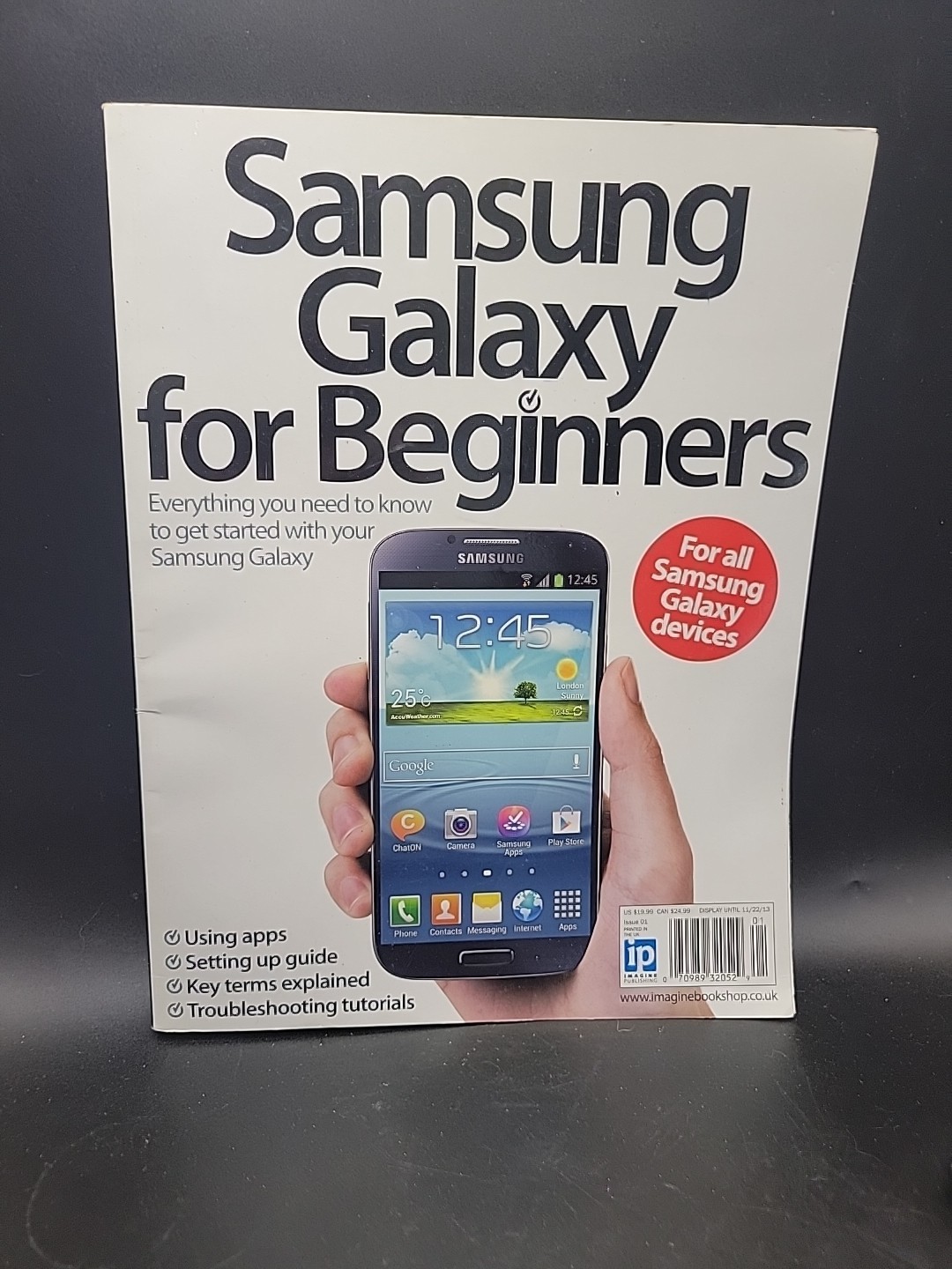 Samsung Galaxy For Beginners Book „Everything You Need To Know“ 175Pages LikeNew