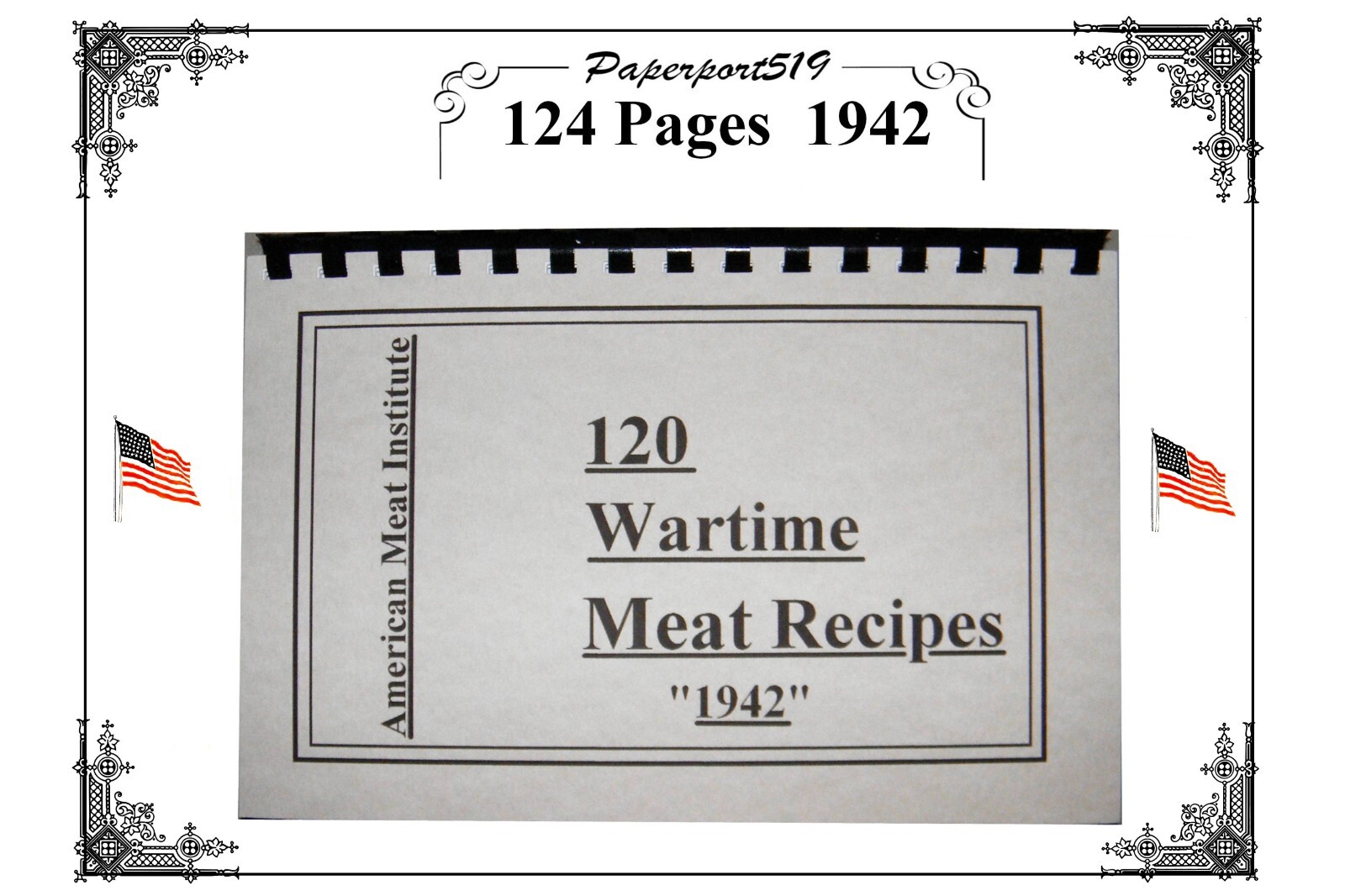 120 Wartime Meat Recipes „1942“ 124 Pages