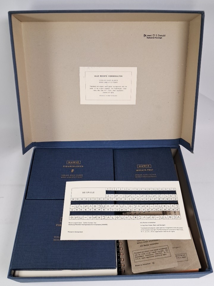 Box HAWIE Hamburg-Wechsler-Intelligenztest für Erwachsene, Wechsler, 1961, Huber