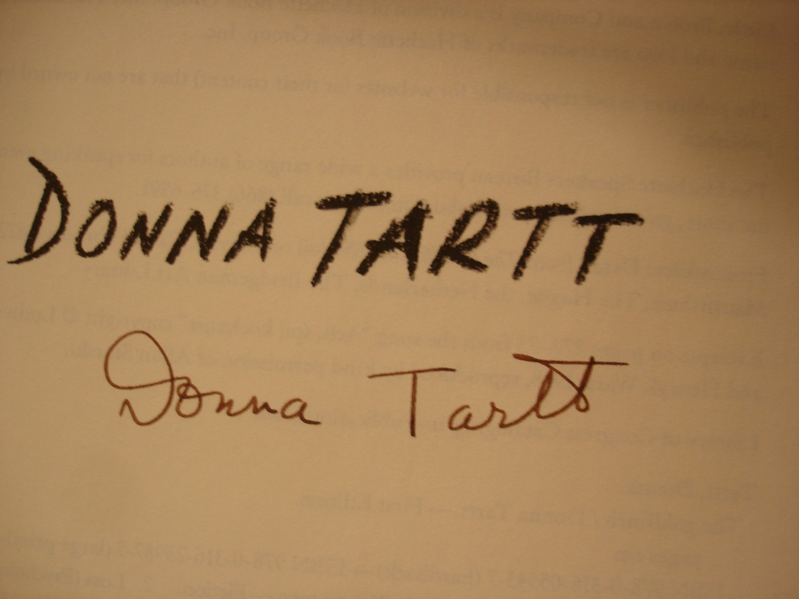Donna Tartt – The Goldfinch – SIGNED – 1st Edition – HC/DJ