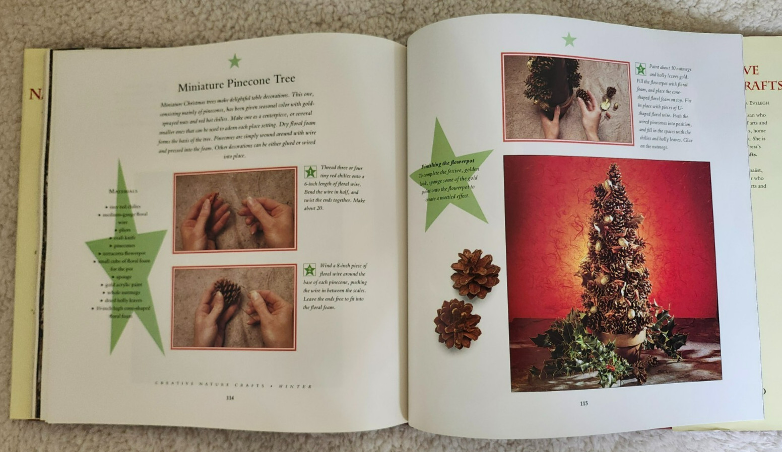 Vintage Creative Nature Crafts Hardback Book for Each Season by Alison Jenkins