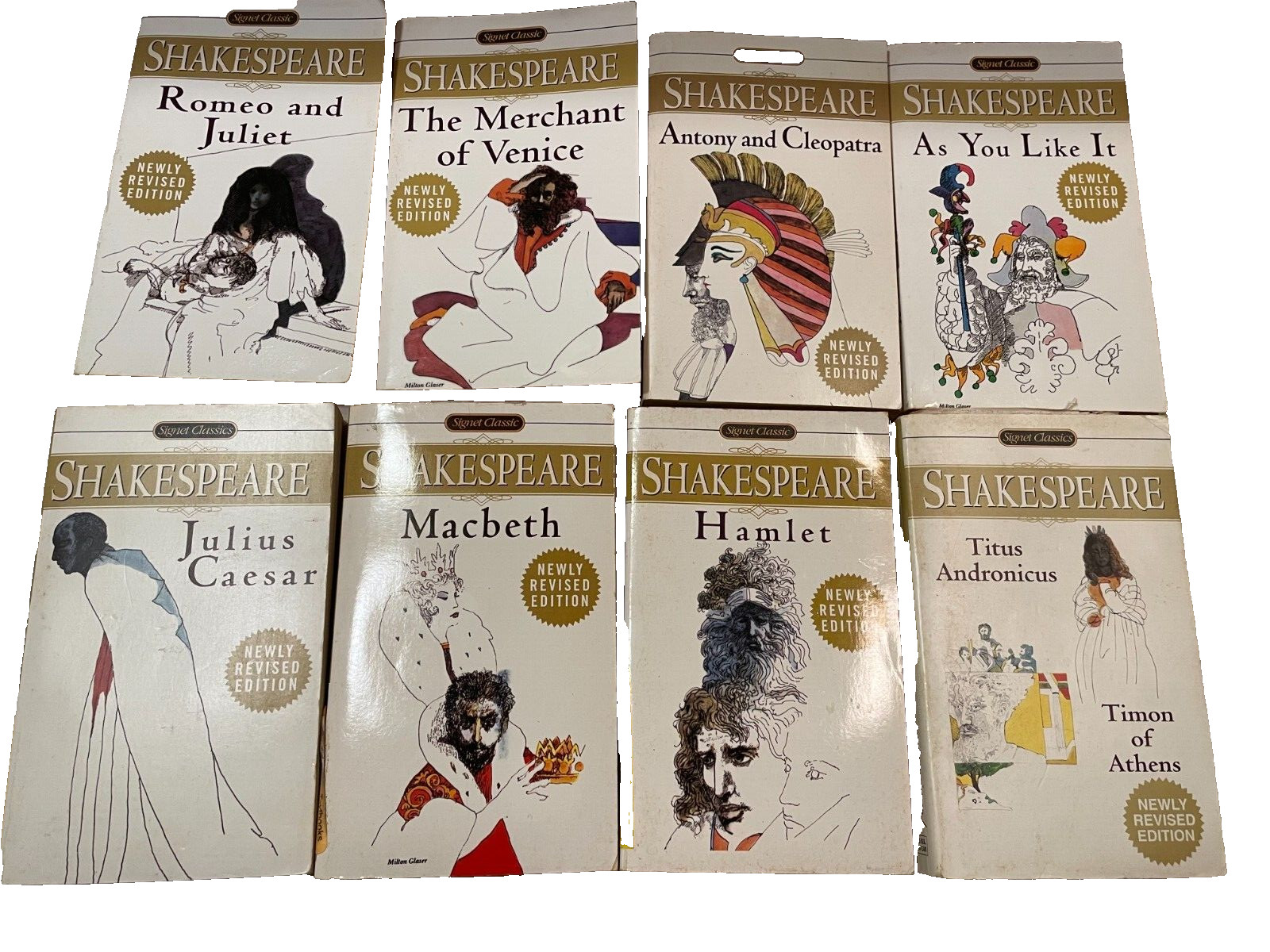 Signet Classics – Shakespeare – Paperbacks 1960s Choose Your Book