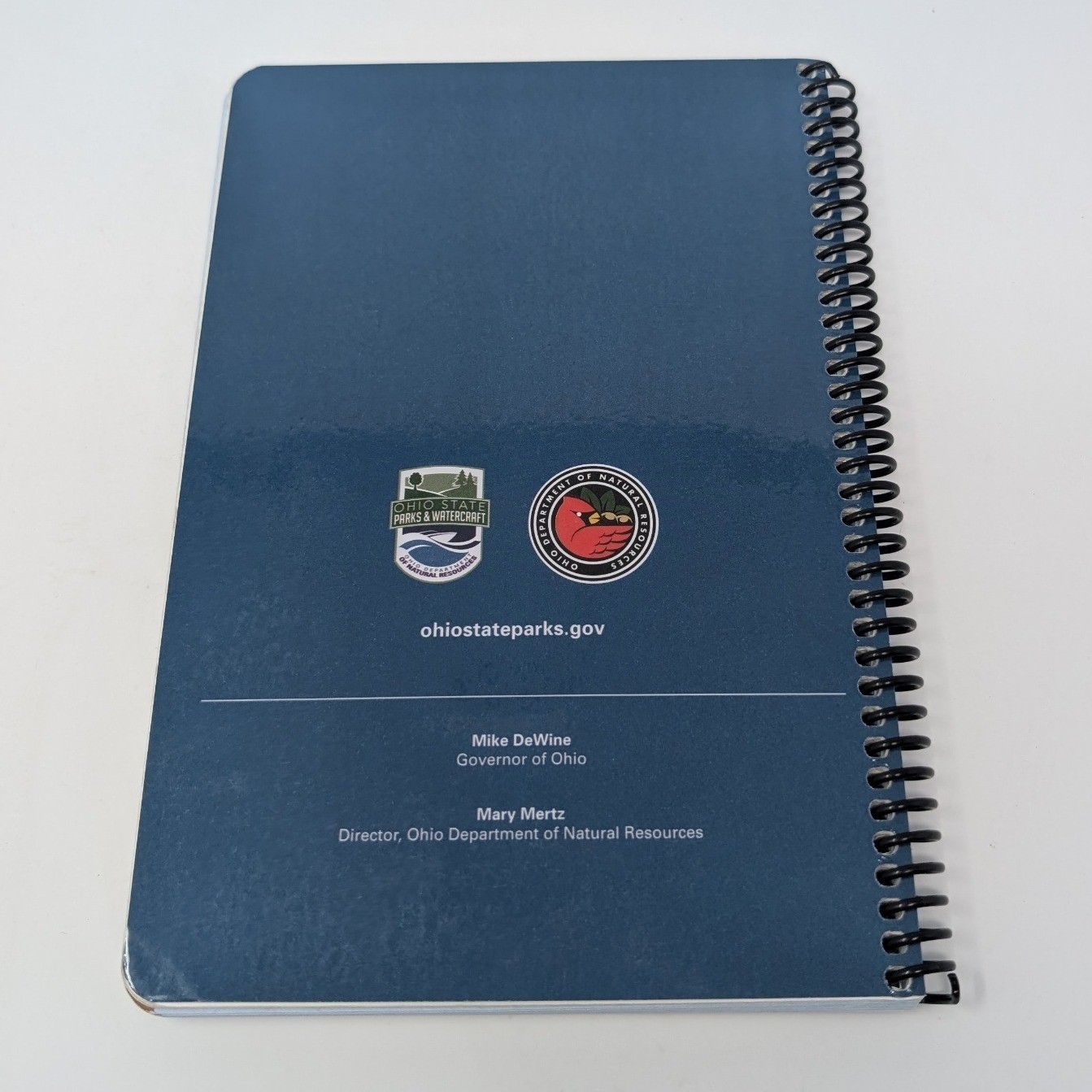Ohio State Parks Park Passport Guide 2023 Journal Spiral Bound ODNR Stickers