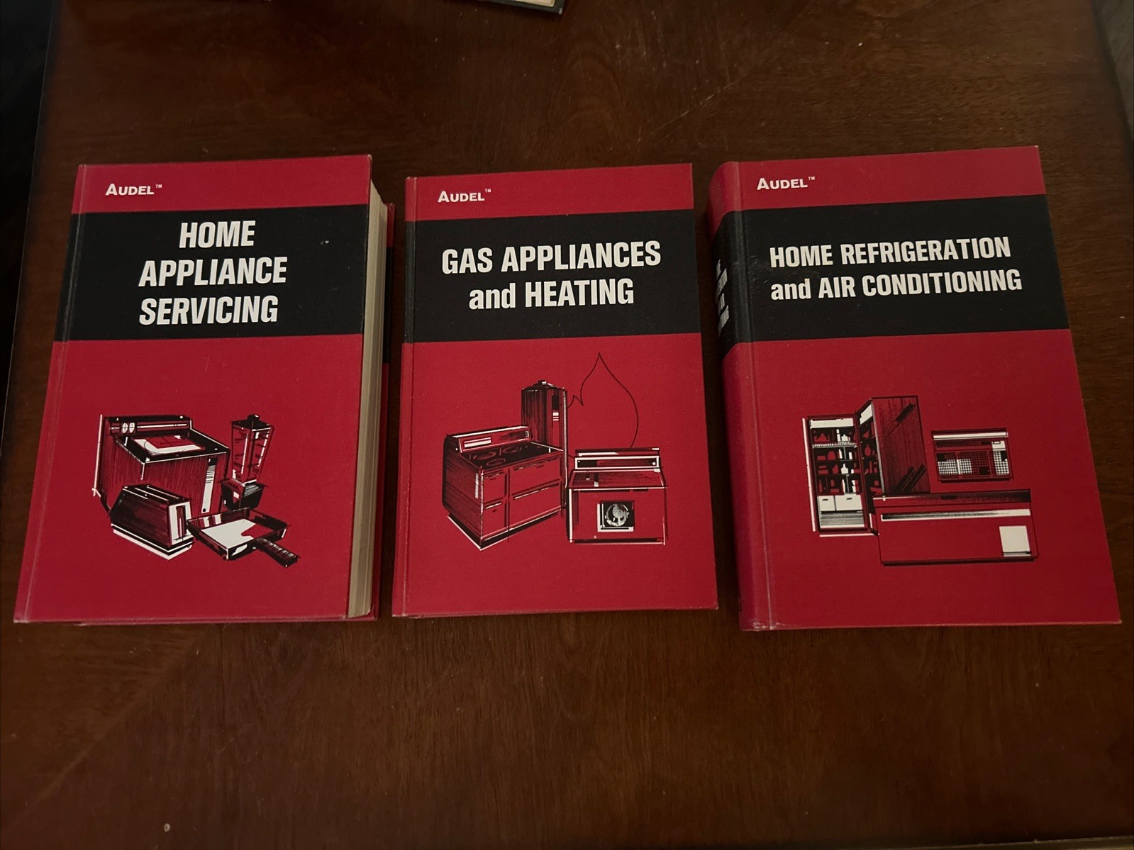 AUDEL~Home~Gas~Heating~Refrigeration ~Air Conditioning Appliance Servicing Books