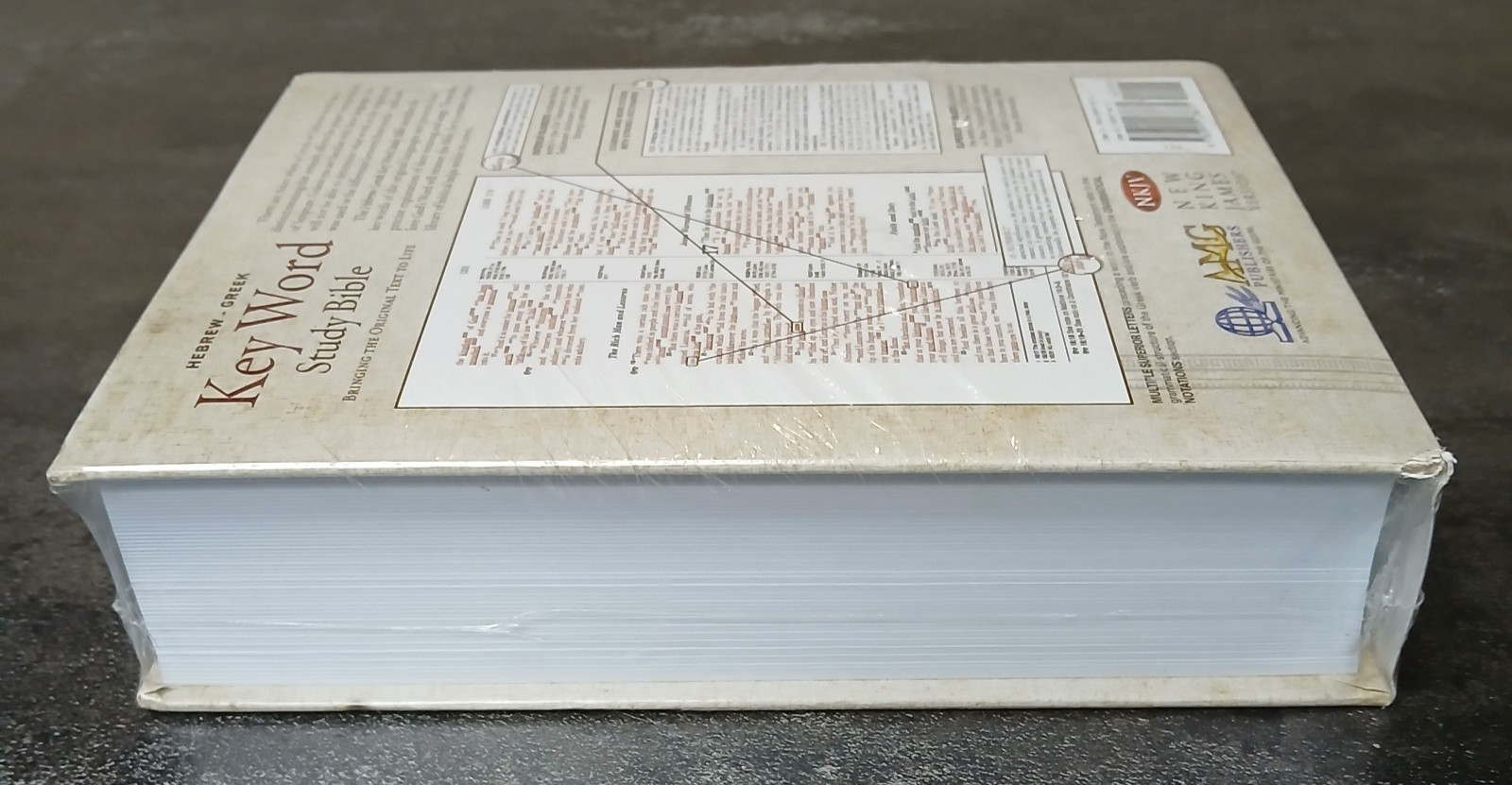 The Hebrew-Greek Key Word Study Bible: NKJV Edition, Hardcover