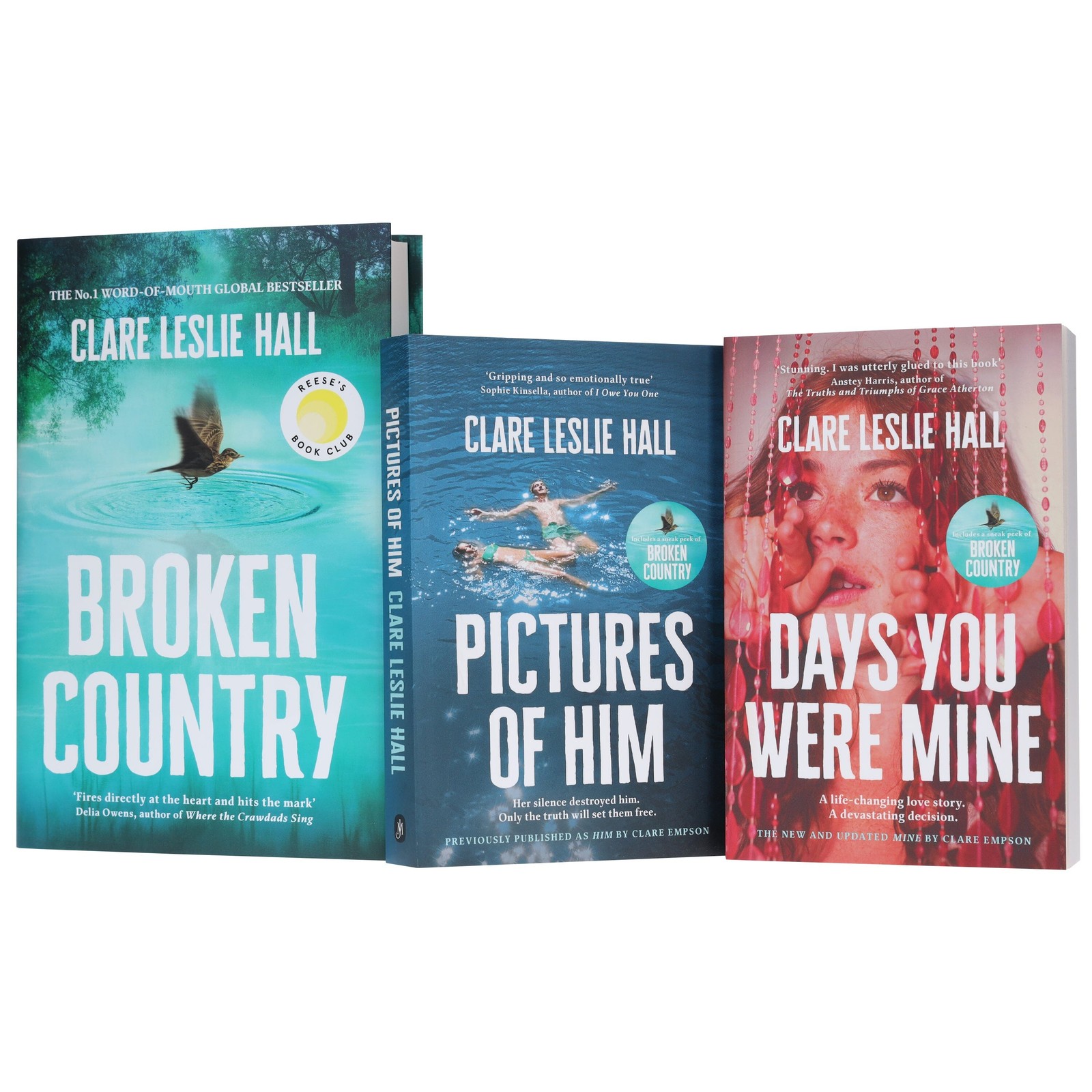 Clare Leslie Hall Collection 3 Books Set – Fiction – Paperback/Hardback