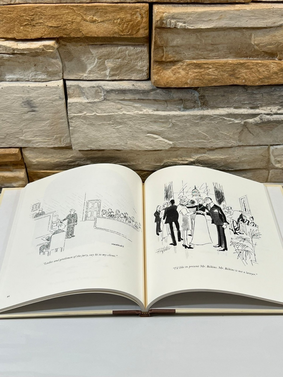 The New Yorker Book of Lawyer Cartoons 2nd Printing 1994 Borzoi Book HCDJ Humor