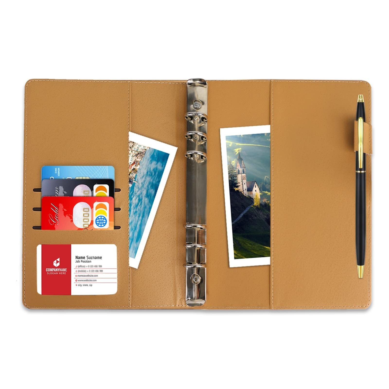 Password Organizer Book with Lock & Alphabetical Tabs, 302 Pages, Refillable A5