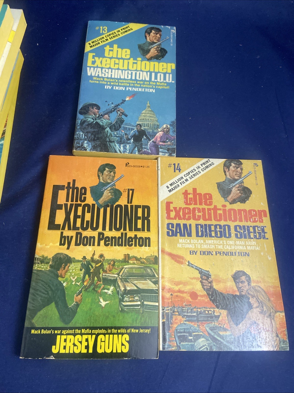 Don Pendleton Mack Bolan/ Executioner Series Lot Of 19 Between 13 – 38 1970s