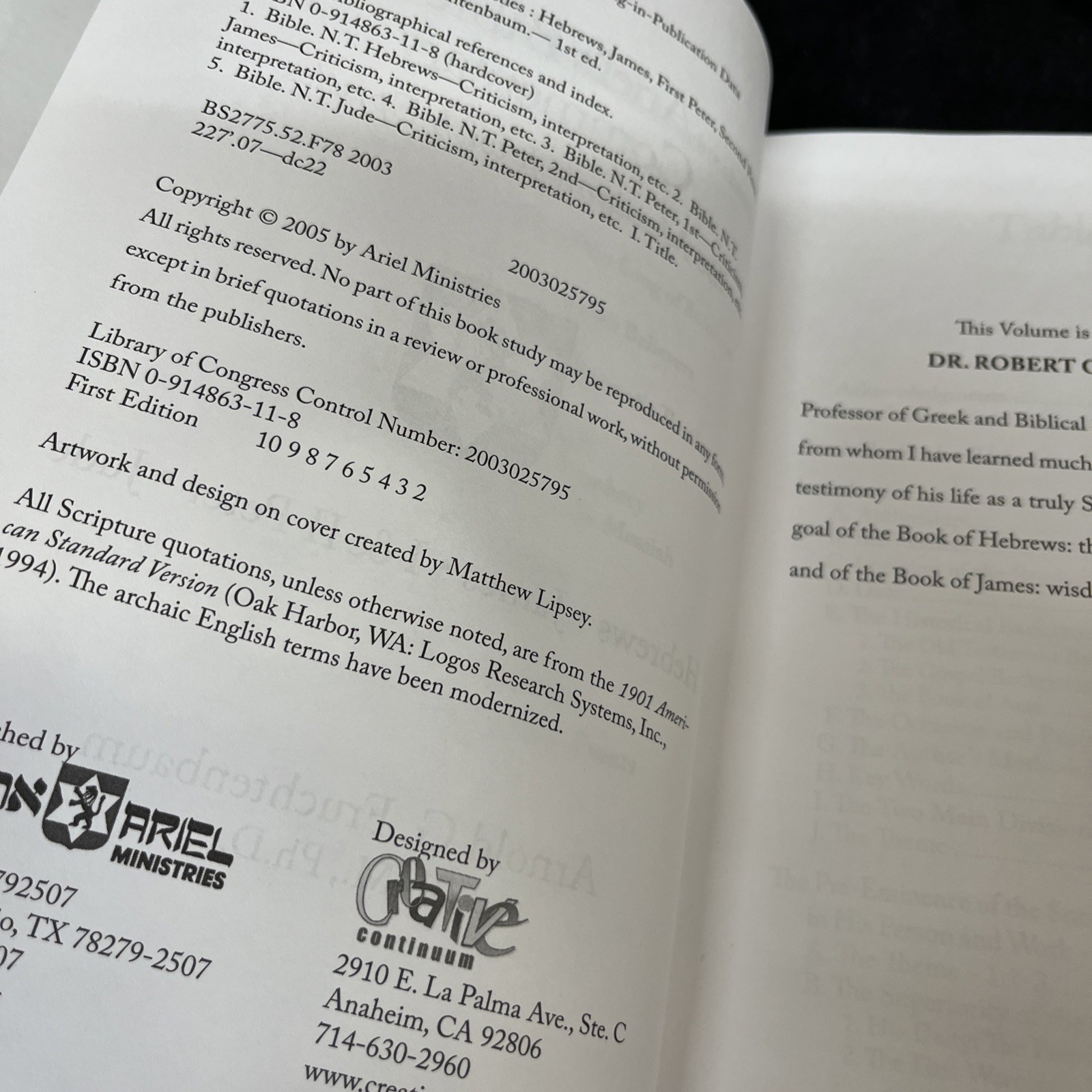 Lot Of Two Ariel’s Bible Commentary Volumes One And Two (2005) Hardcover