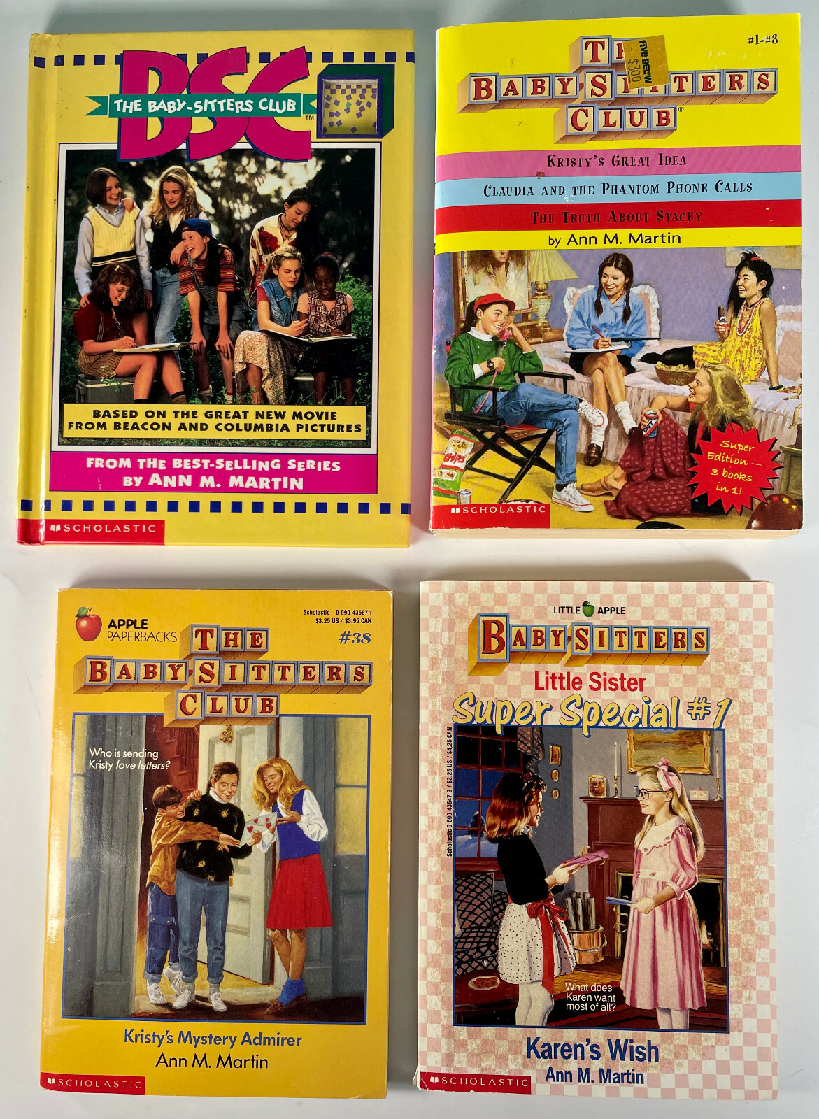 Lot of 8 Baby Sitters Club Miscellaneous Mystery Little Sister Super Special Etc